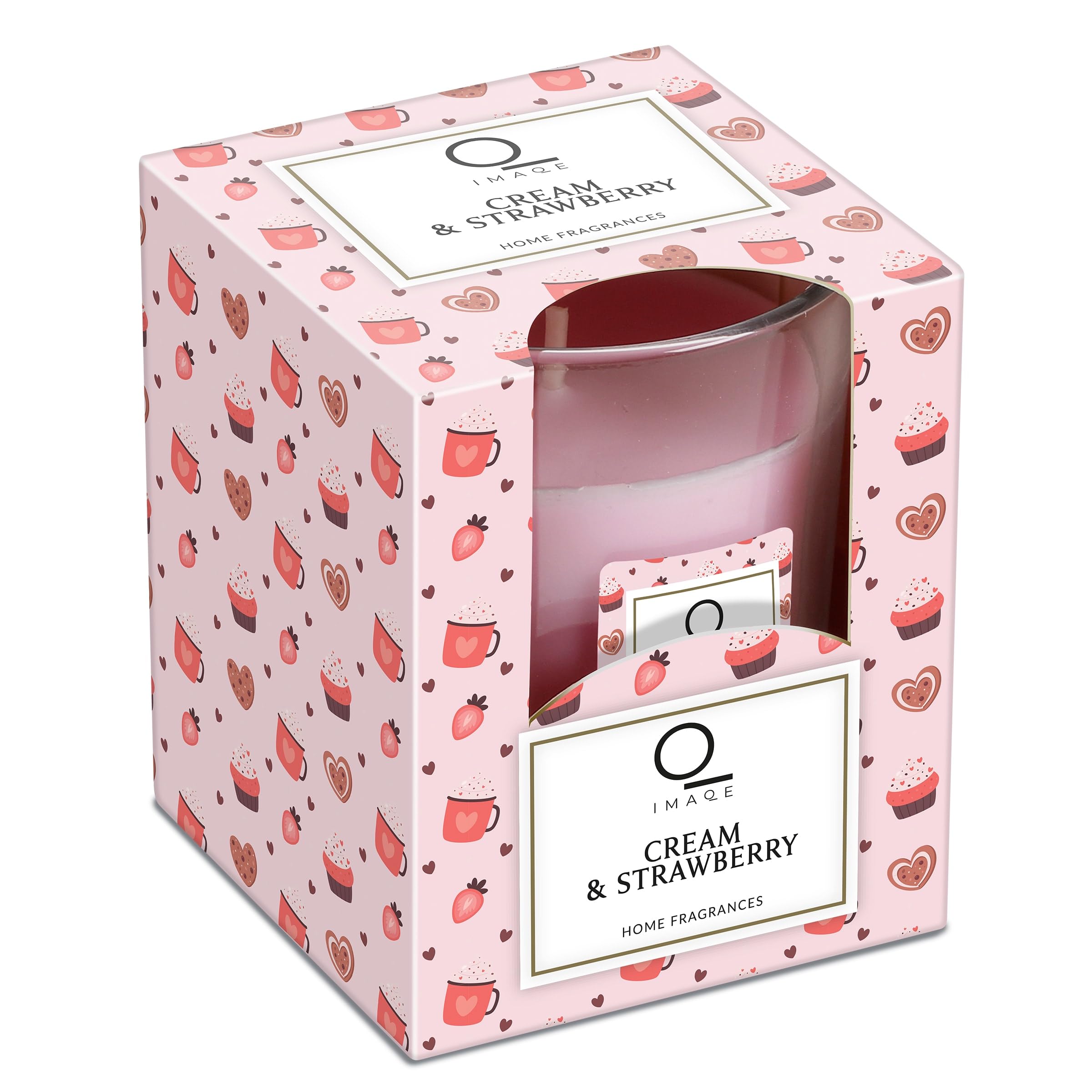DIA IMAQE vela perfumada nata y fresa caja 1 unidad