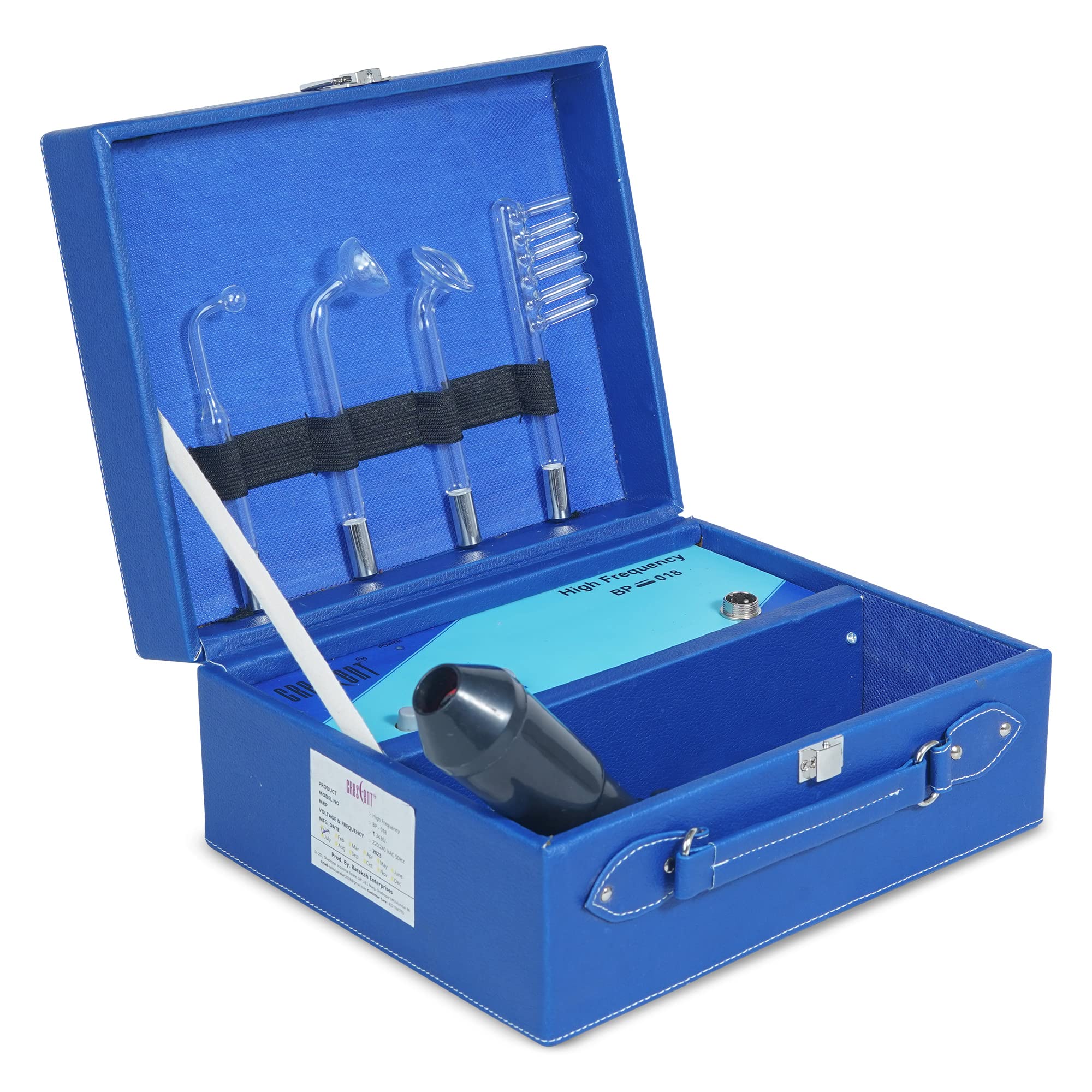 Shraddha Skin Solution Ozone Treatment Beauty Equipment | High Frequency Facial & Hair Therapy Machine for Acne, Pimples, Wrinkles, Anti-Aging, Dandruff Removal & Hair Volume Control