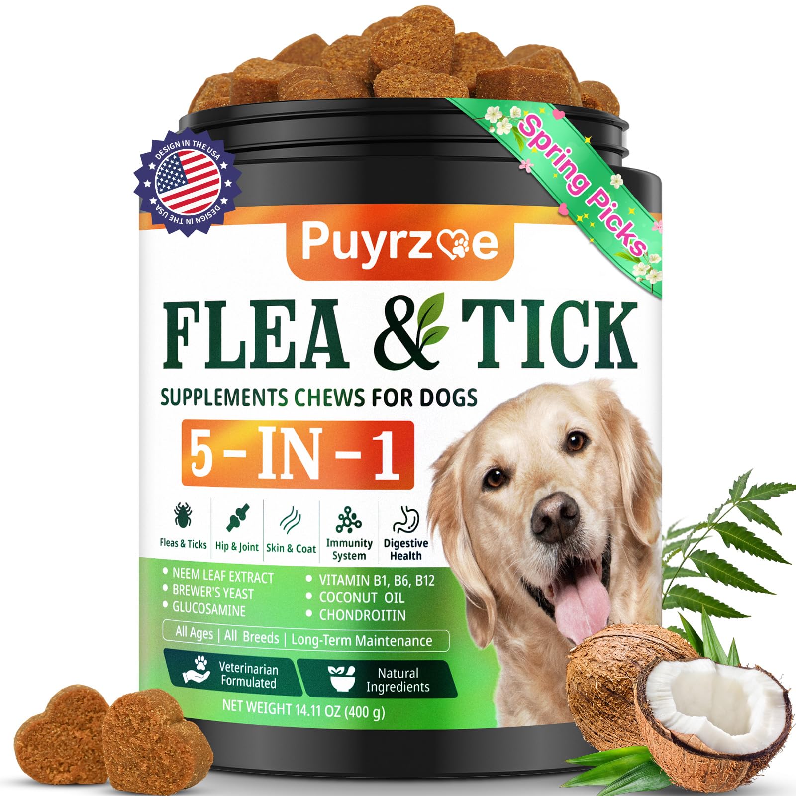 Puyrzoe 5-in-1 Chewable