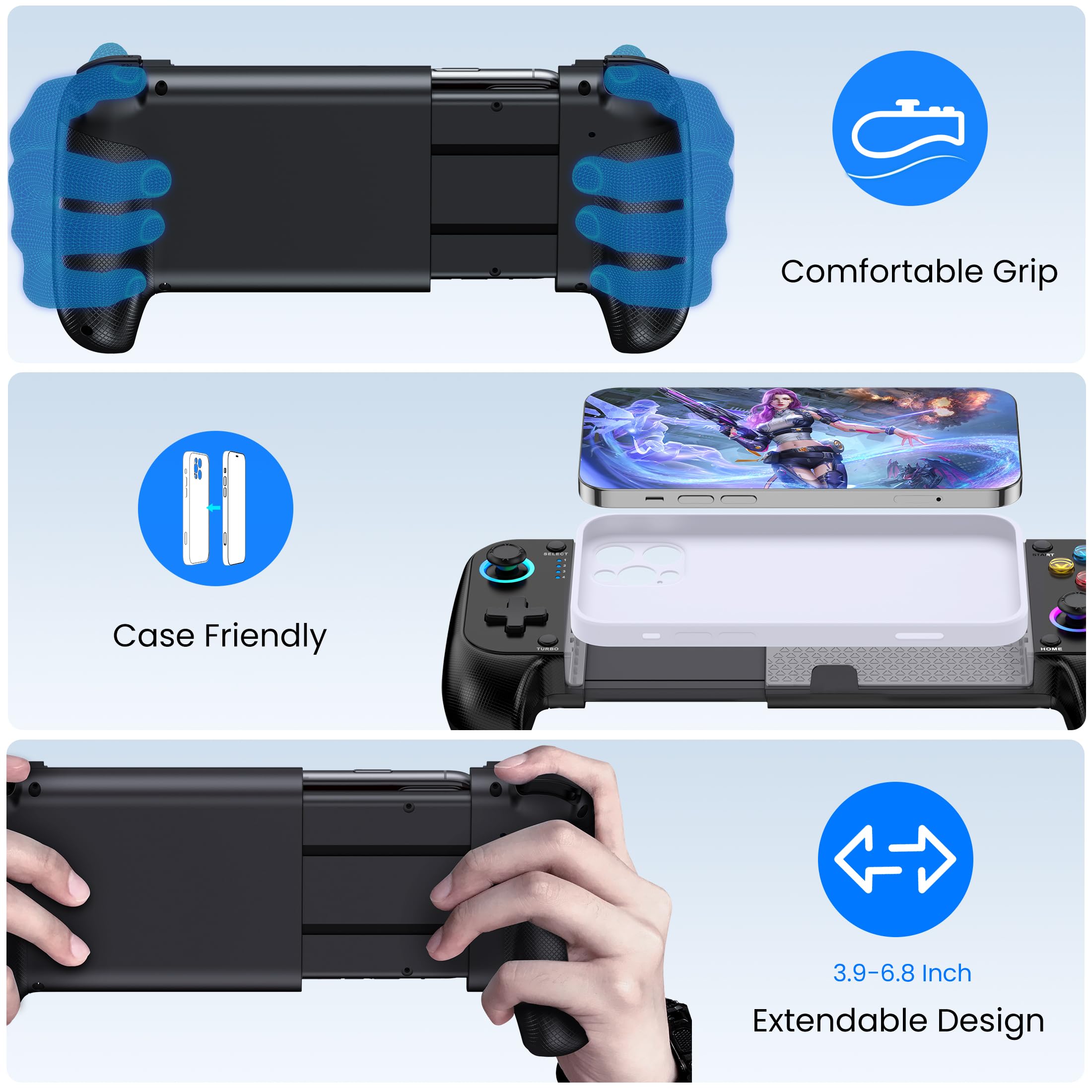 Amazon.com: AXYBCOOL Wireless Mobile Game Controller for iPhone