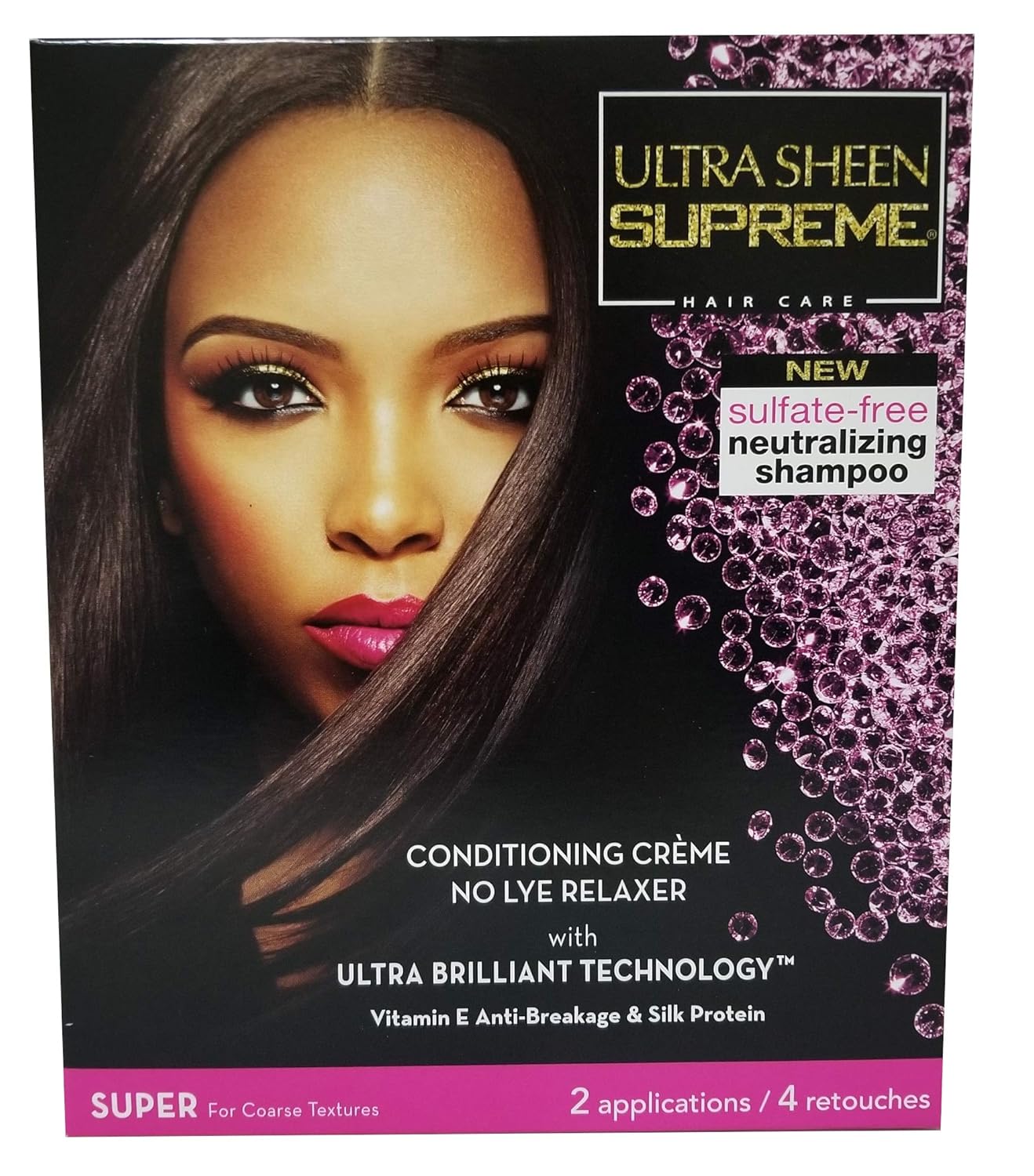 Ultra Sheen Supreme Relaxer Kit Super (Pack of 3) Beauty