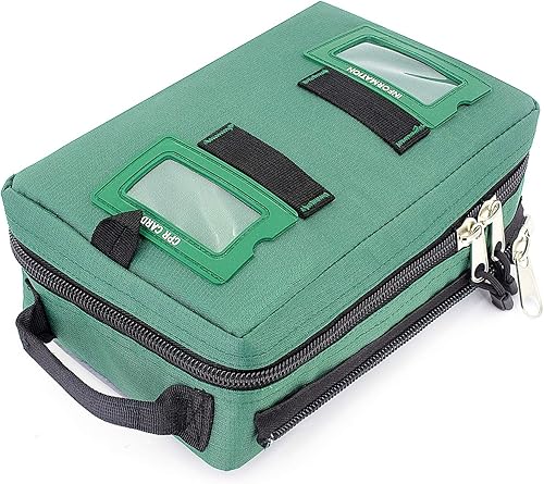 Miniatura 2 de Kit de primeros auxilios compacto de 255 piezas, kit médico de supervivencia de emergencia con compartimentos etiquetados para barco, coche,