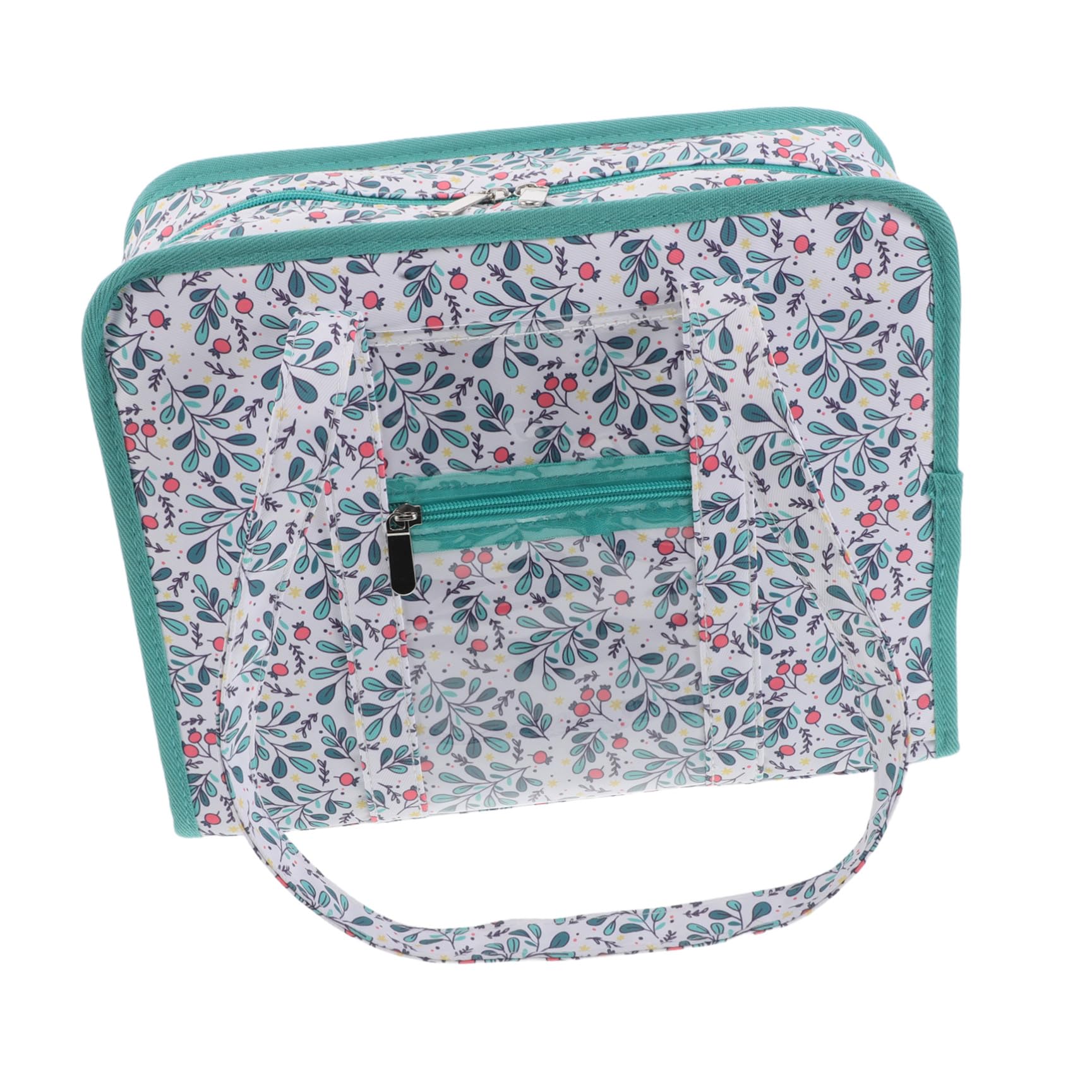 iplusmile Reise Stickereitasche Organizer Tasche für Stickprojekte Mehrlagig aus Stoff mit Tragegriff Große Kapazität für Bastelzimmer und Reisen für Anfänger