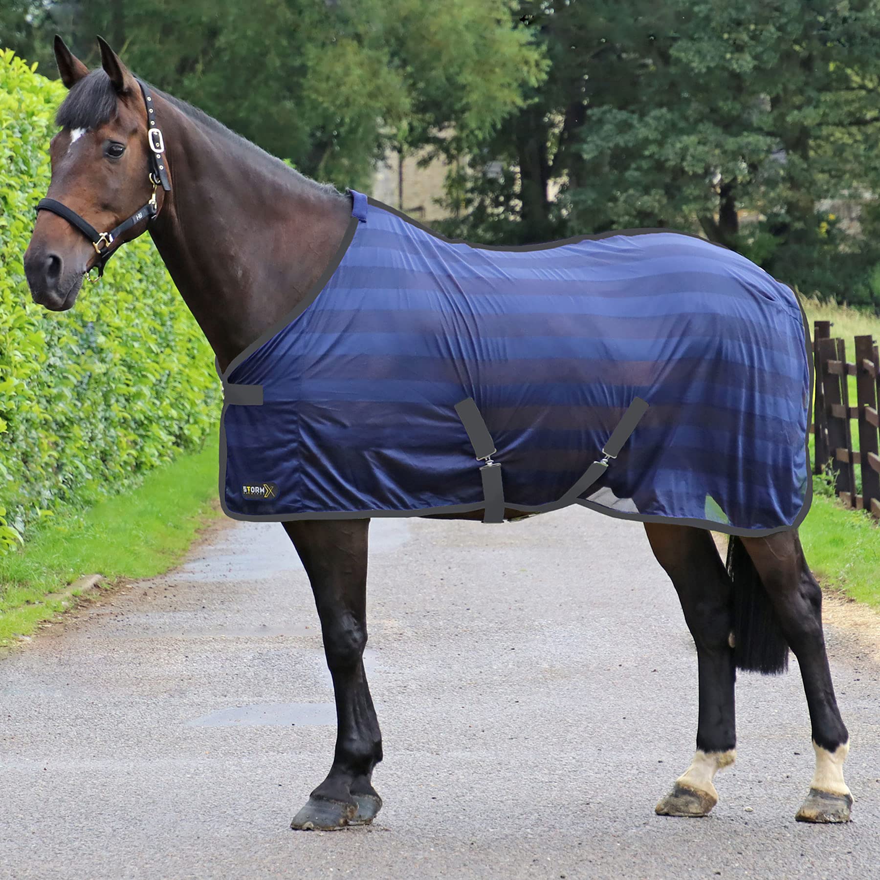 StormX Original Mesh Cooler Rug 4ft9 Navy Grey