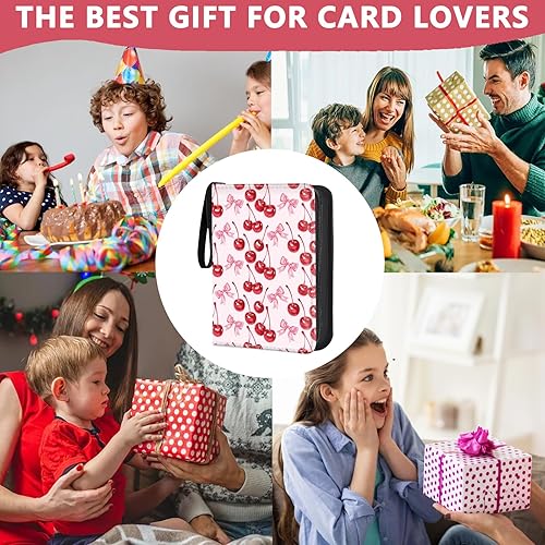 Miniatura 7 de Carpeta de tarjetas coleccionables, álbum de coleccionista de 400 tarjetas con 50 fundas extraíbles, álbum portátil de colección de 4 bolsillos para