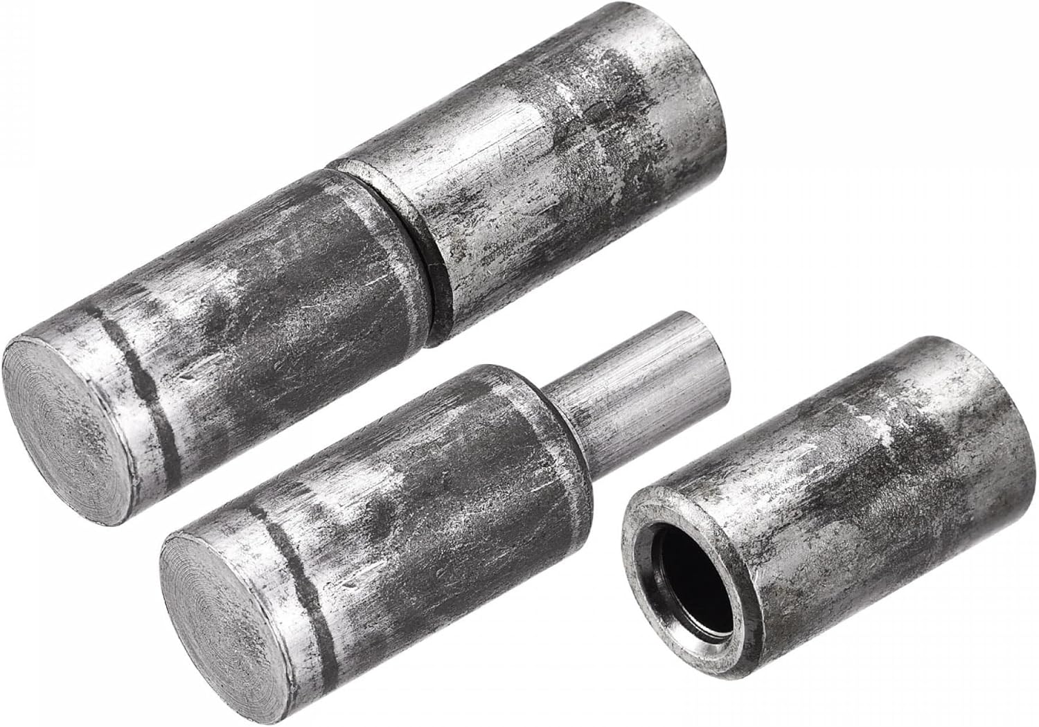 uxcell Weld on Barrel Hinges, 42mm x 11.5mm Male to Female Iron Hinge Pin for Metal Home Gate Door Window 10 Pairs