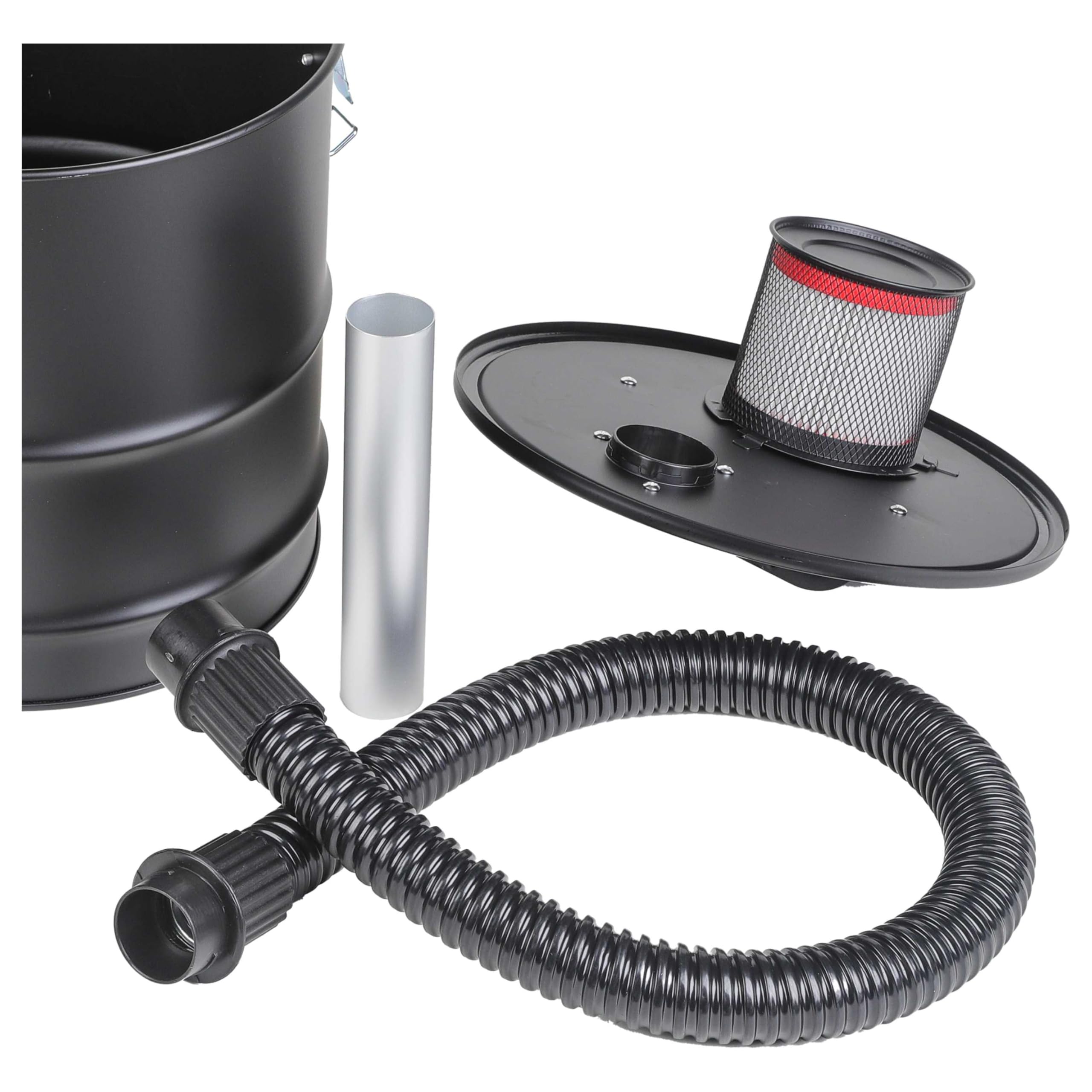 vhbw 1 x wąż, 1 x rurka teleskopowa, 1 x wkład filtrujący, 1 x filtr popiołu kompatybilny z odkurzaczem Kärcher WD 3 Battery Premium Set Wet-Dry