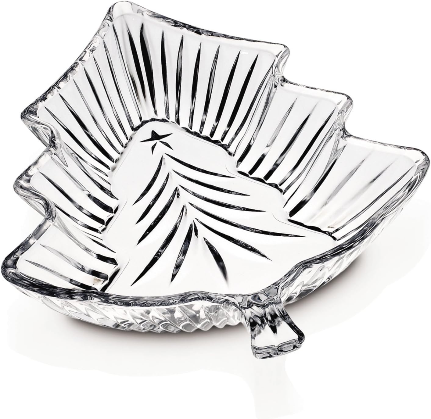 Mikasa Christmas Night 6" Tree Dish, Small, Clear