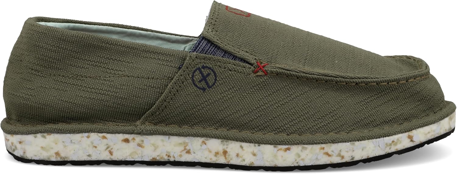 Twisted X Men's Circular Project Slip-On, Moc Toe, Green, 8.5 M - Image 4