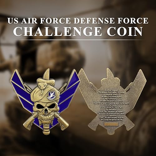 Miniatura 5 de Monedas de desafío militar de la Fuerza Aérea de los Estados Unidos de la Fuerza Aérea de