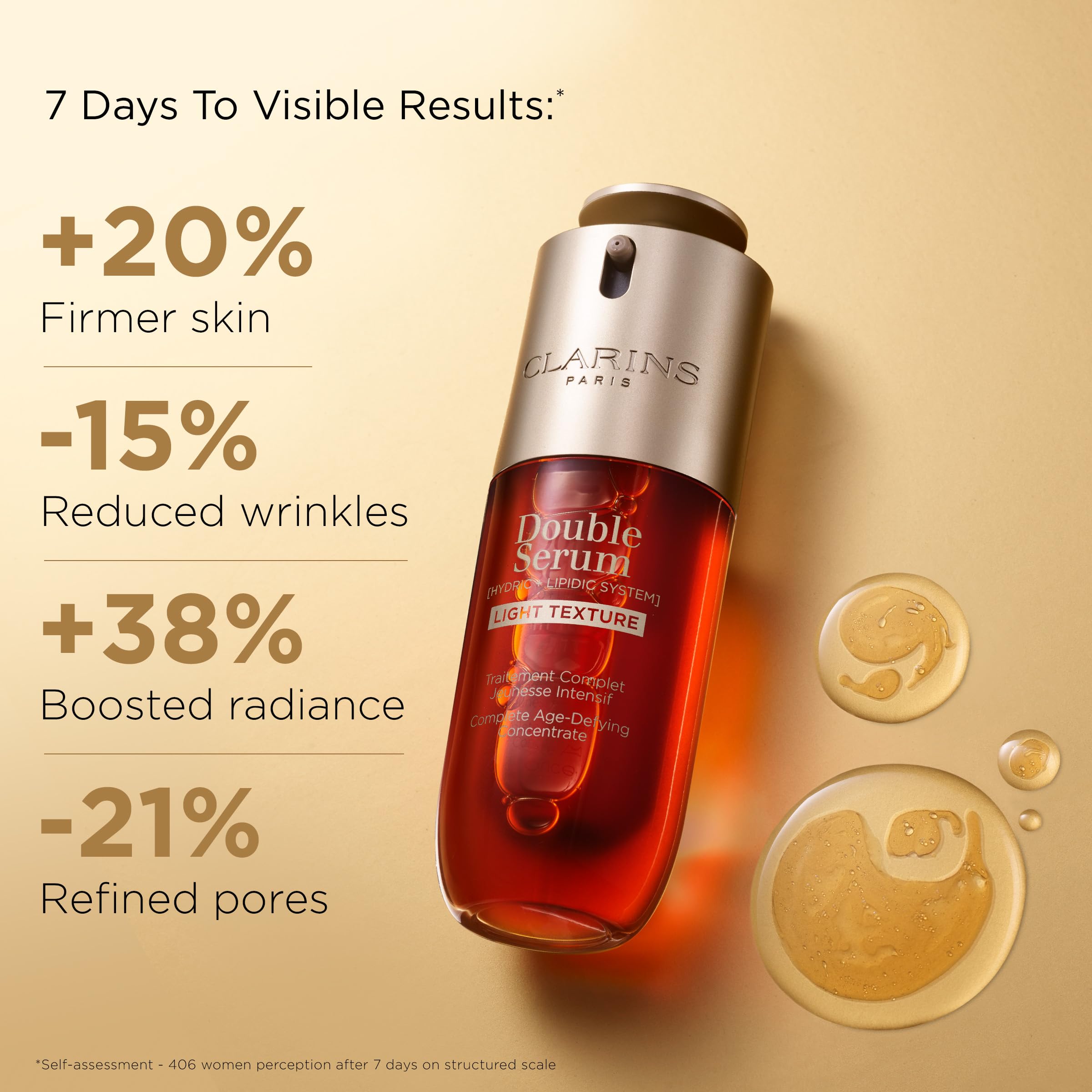 Clarins Double Serum Light Texture 30ml, 30 ml (Pack of 1) - Image 2