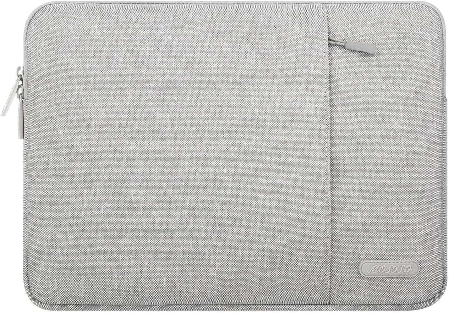 MOSISO Laptop Sleeve Bag Only Compatible with MacBook 12 inch with Retina Display A1534 2017/2016/2015 Release, Polyester Vertical Case with Pocket, Gray