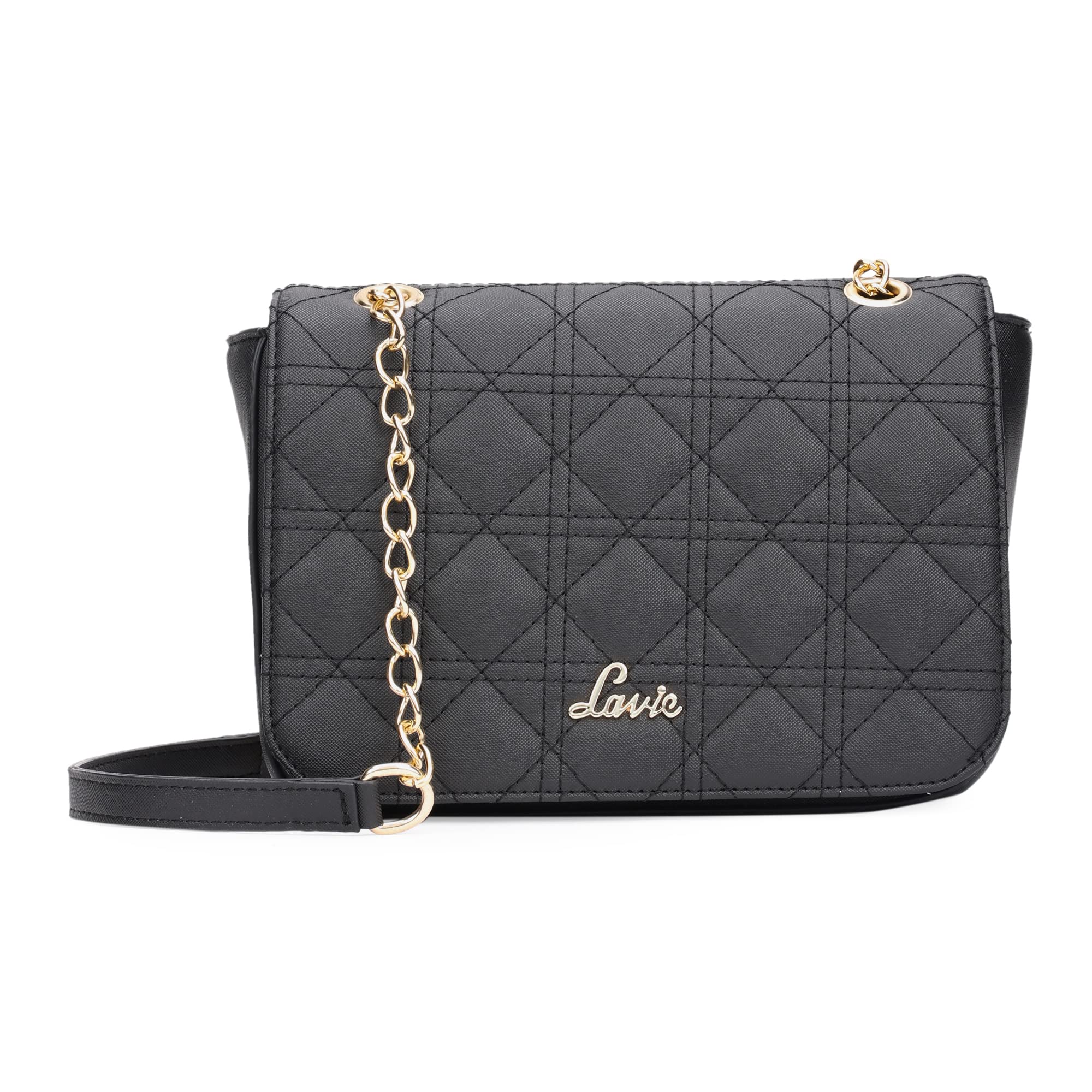 Lavie Womens Dio Flap Sling(Black) (B0C3CRPNPP) Amazon Price History, Amazon Price Tracker