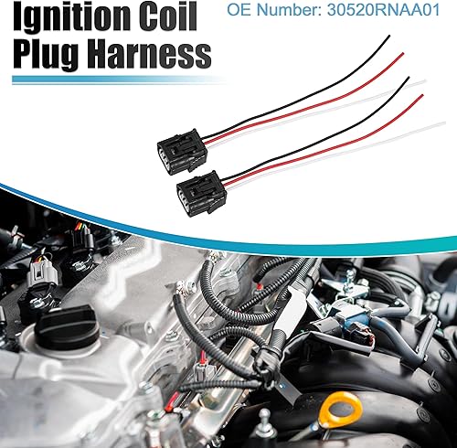 Miniatura 2 de uxcell Conector de bobina de encendido para Honda CRV 2015-2019 2.4L GAS para Honda CRV 2017-2018 1.5L GAS No.30520RNAA01