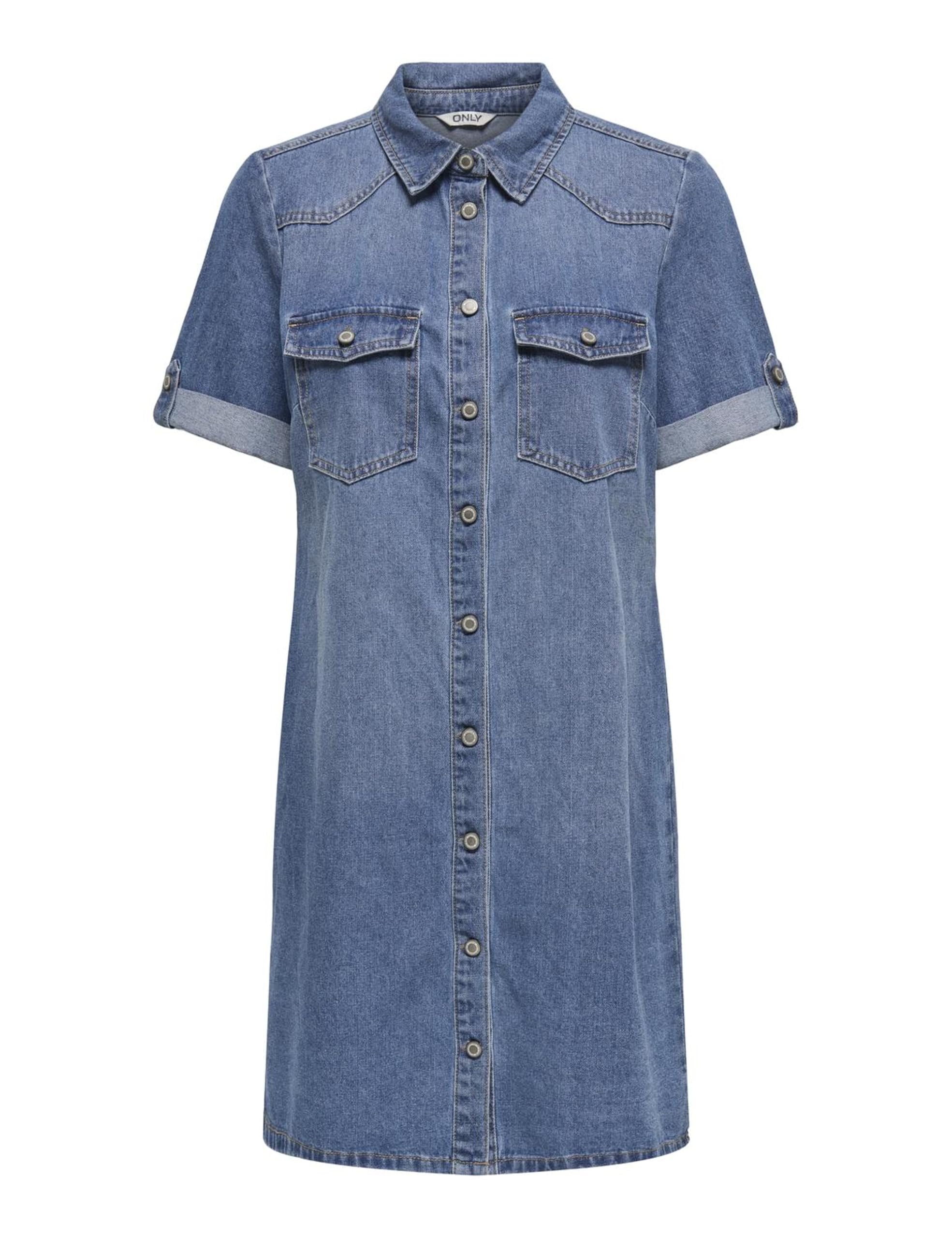 Onllisa S/S DNM Dress Gua, Media Blu Denim, M