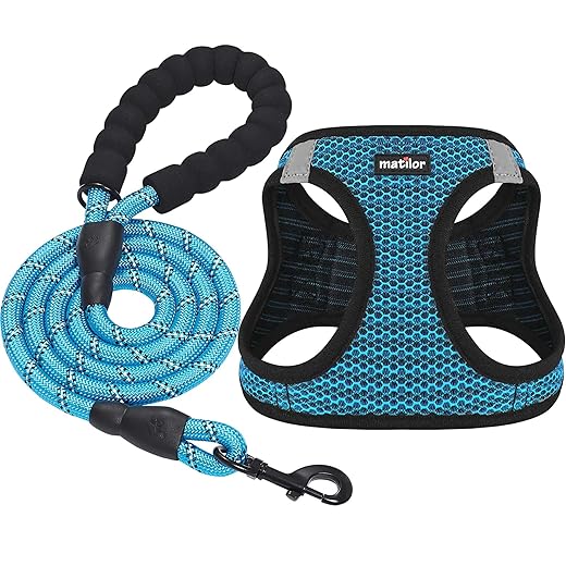 Dog Harness Step-in Breathable Puppy Cat Dog Vest Harnesses for Small Medium Dogs