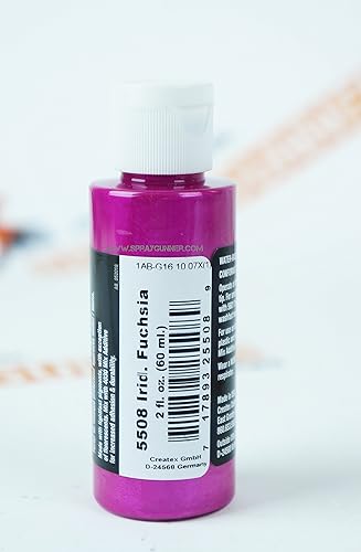 Miniatura 2 de Createx Airbrush Colors 5508 - Pintura iridiscente fucsia de 2 onzas por SprayGunner