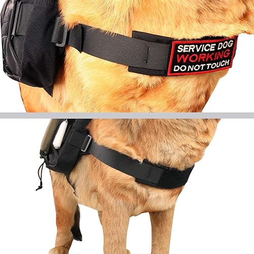 Miniatura 4 de EXCELLENT ELITE SPANKER Paquete de mochila para perros, mochila para camping, senderismo, perro mediano y grande con 2 bolsillos laterales