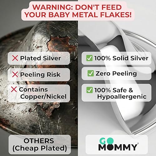 Miniatura 7 de Go Mommy - Protectores de pezones plateados para amamantar recién nacidos y un esencial para la lactancia materna - Copas de lactancia plateadas