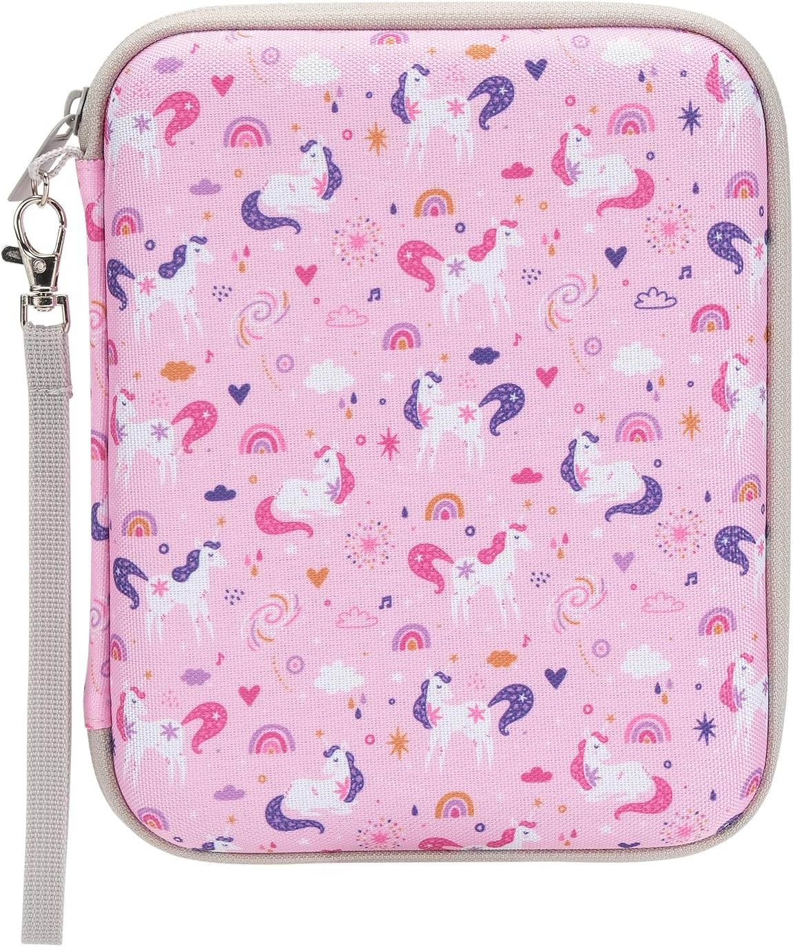 Card Case for Yoto cards, Soft Portable Folder with Zipper & 80 Pockets Player & Mini Audiobook Cards, Card Binder Holder with Sleeves for Travel (Animals), YT-BR-80P