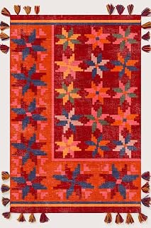 rugs modern Mira 567 Etnik Çiçek Temalı Saçaklı Et