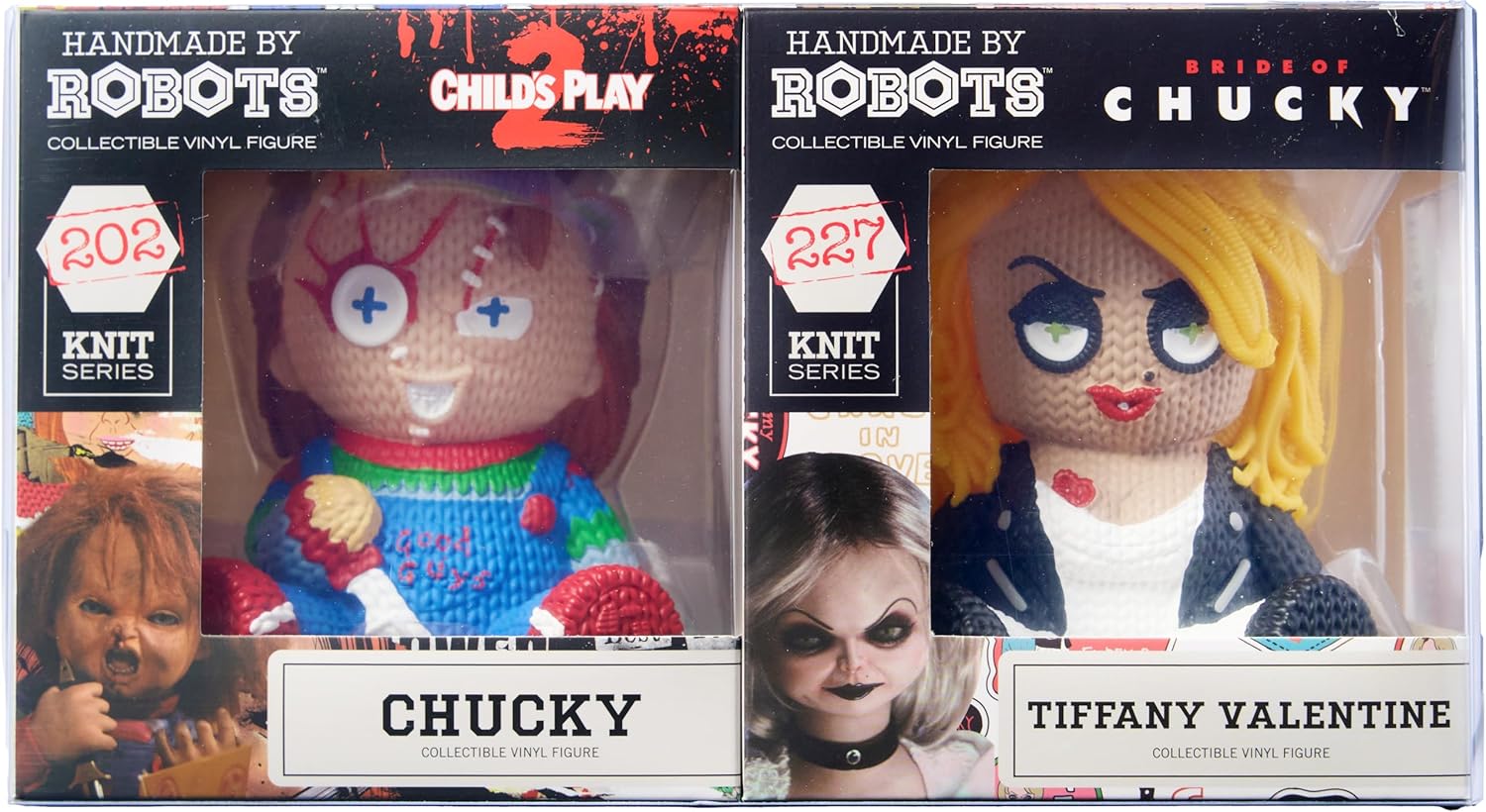 Handmade by Robots - Bride of Chucky - Chucky & Tiffany 2-Pack