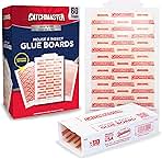 Catchmaster Pro Strength Mouse & Insect Glue Boards 60pk Traps Indoor for Home, Adhesive Bug Catcher, Rat & Rodent Sticky Trap, Non Toxic Bulk Pre-Baited Glue Traps, Pet Safe House Pest Control