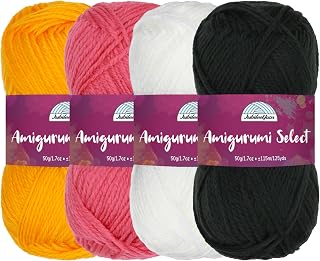JubileeYarn Amigurumi Select Yarn - Inspiration Assortment 83-4 Skeins | 50g/Skein DK Acrylic