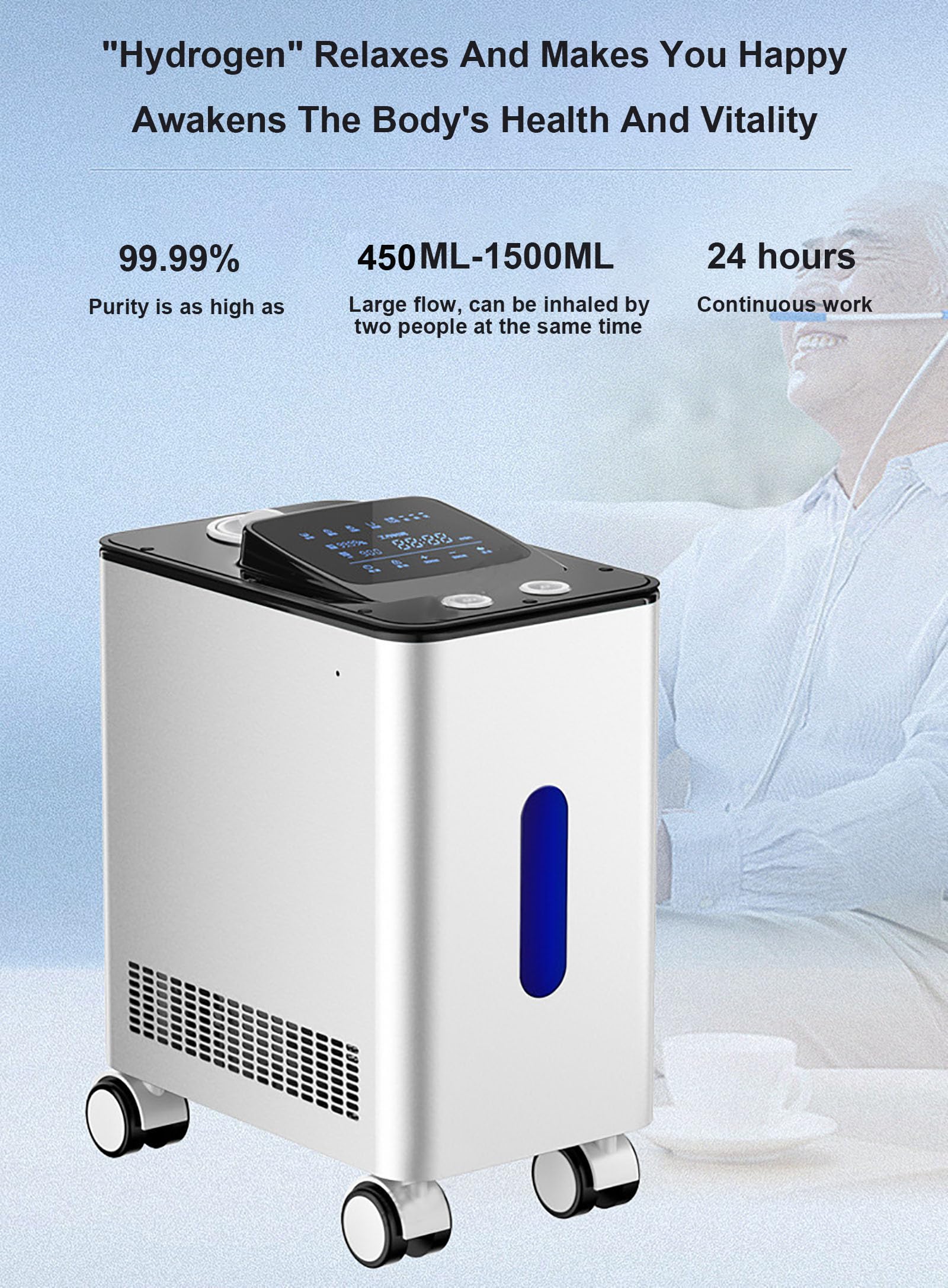 Amazon.co.jp : FXNFXLA 2025 水素吸入機、HO分離水素水生成器