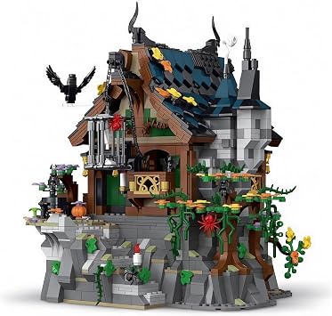 General Jims The Witch House Modular Halloween Spooky City Building Block Set - 1964 Pieces