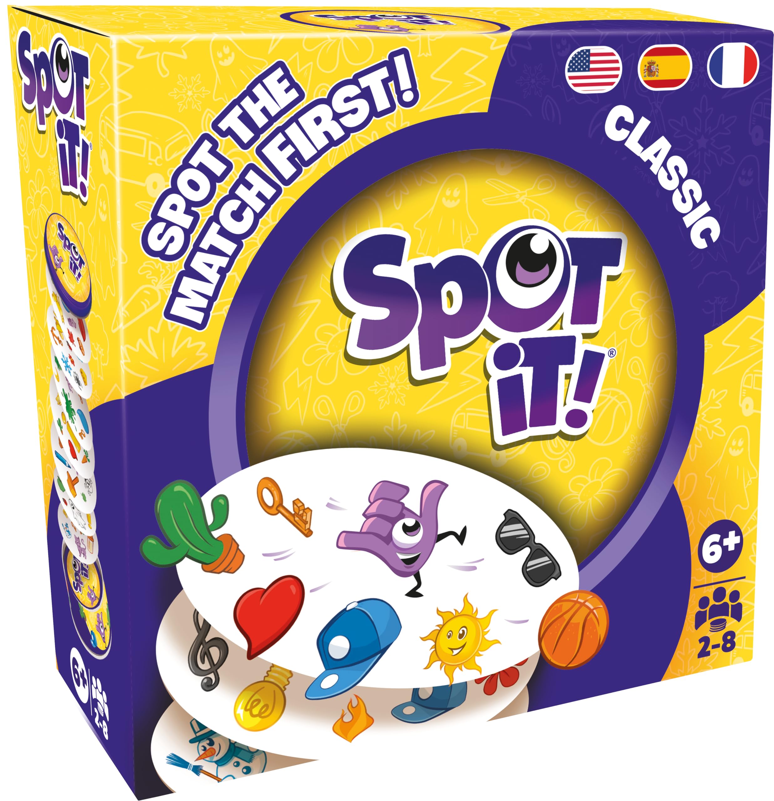 Amazon.com: Asmodee Spot It! Classic Card Game (2024 Refresh