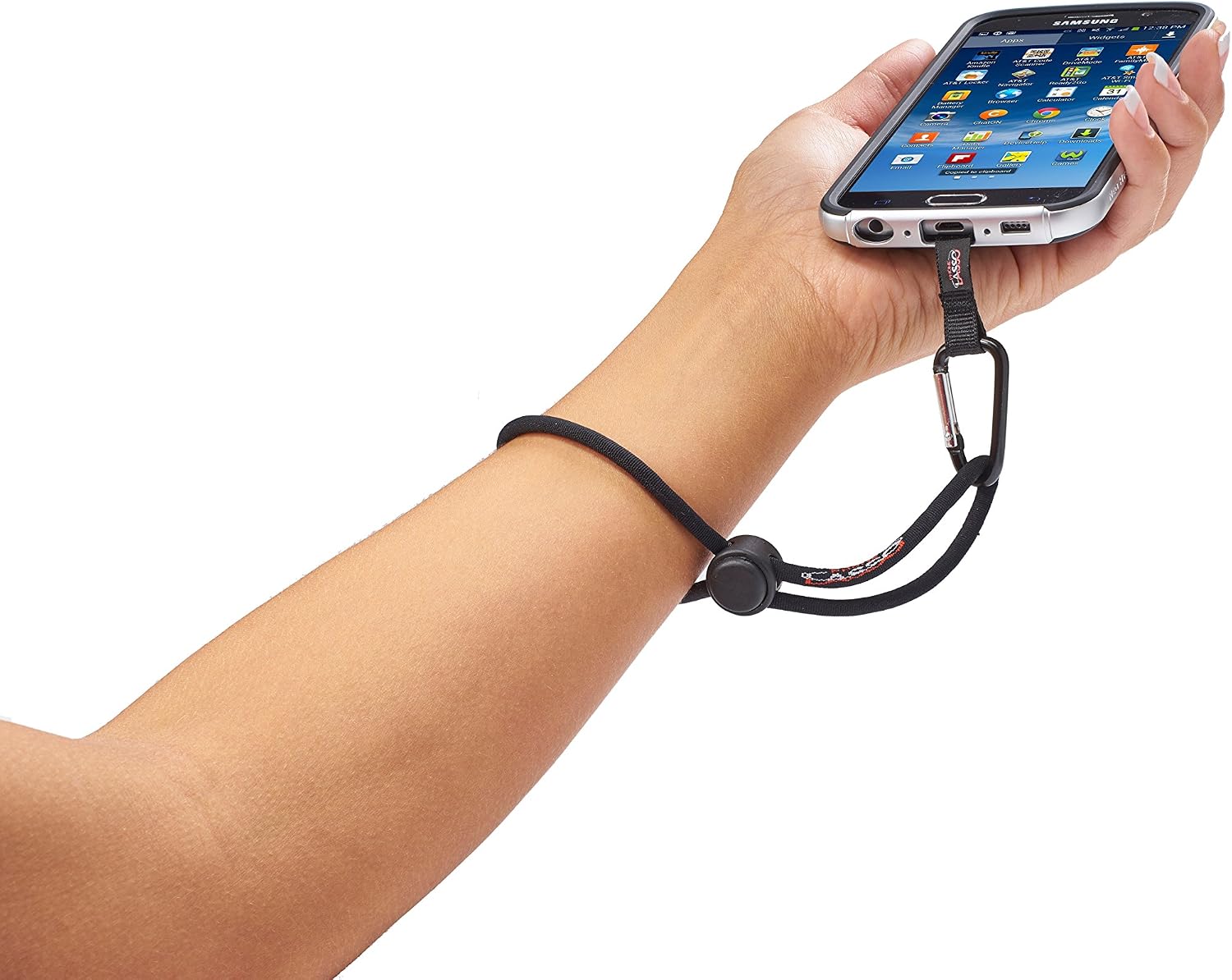 Phone Lasso Patch and Black Neck Lanyard/Strap for Cell Phone or Smart Phone New