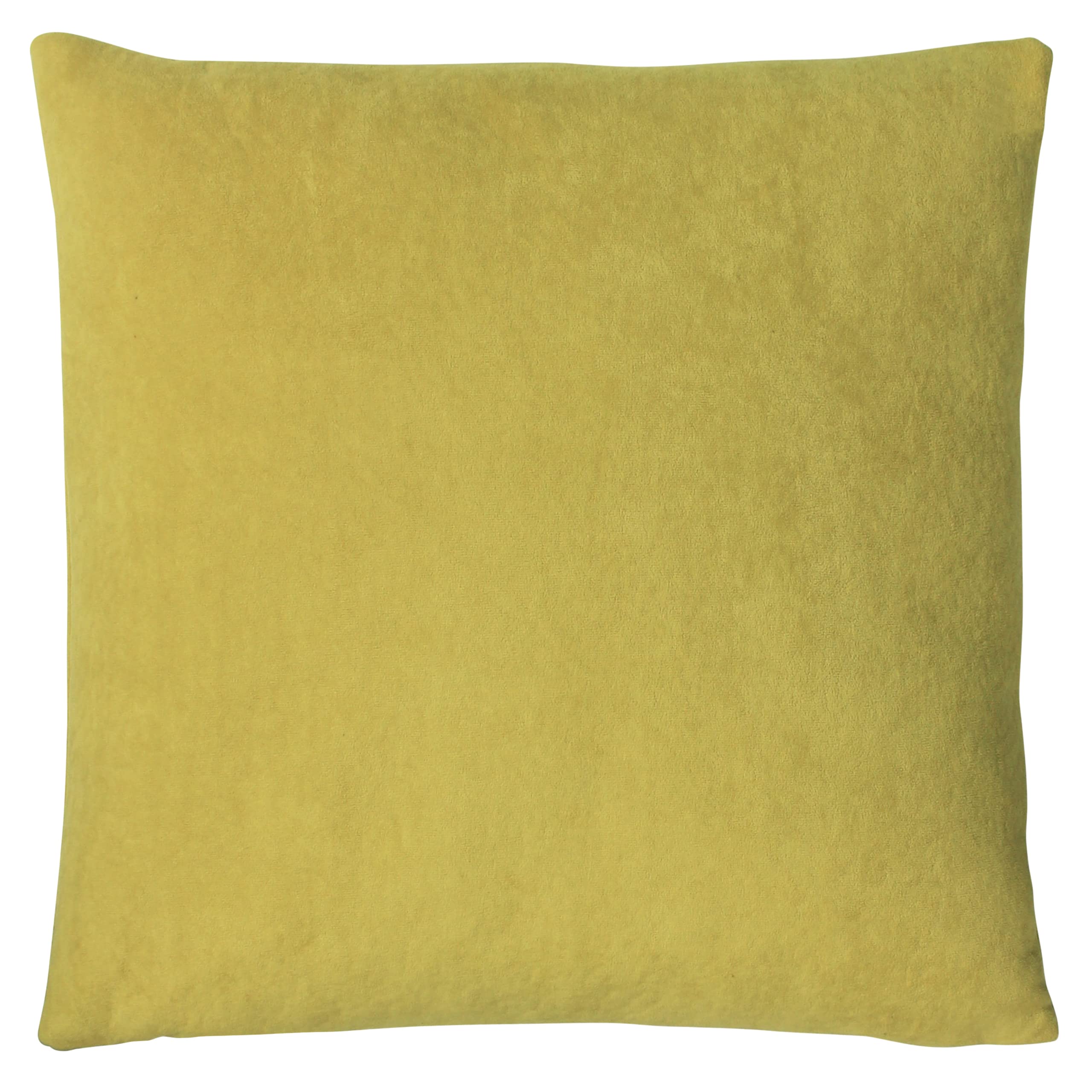 Coussin ocre Kobe garni polyester 50x50cm de furn. : décoration salon, canapé et chambre