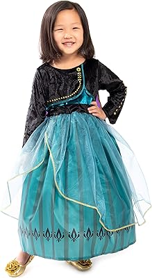 Little Adventures Deluxe Alpine Coronation Princess Dress up Costume (2XL Age 9-11) - Machine Washable Child Pretend Play and Party Dress with No Glitter