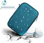 BOVKE Carrying Case for Fujifilm X100VI / X100V / X-E5 Digital Camera, Extra Mesh Pocket for Fuji Camera Accessories Charging Cables, Blue