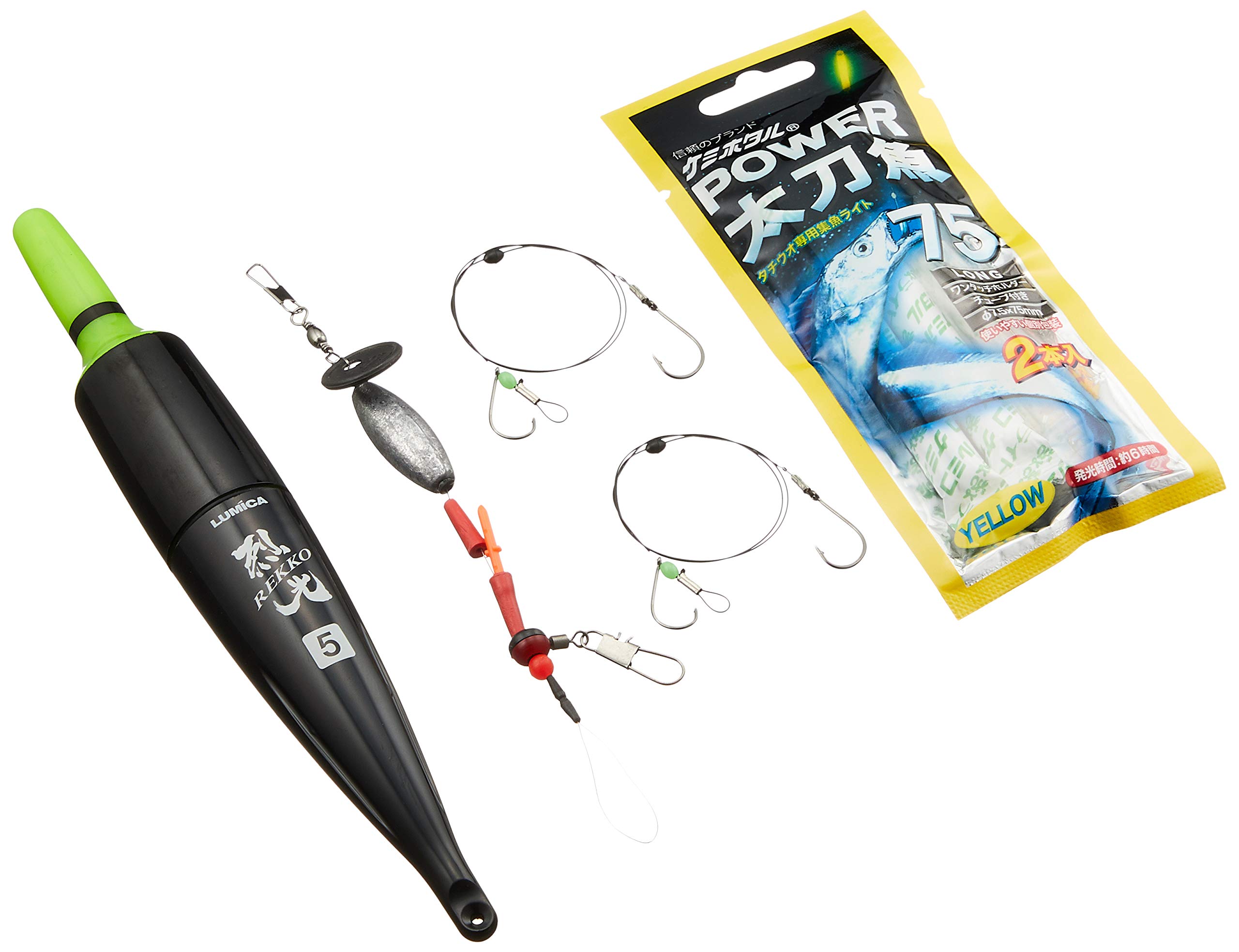 Amazon | ルミカ(日本化学発光) A20931 烈光太刀魚ウキ仕掛