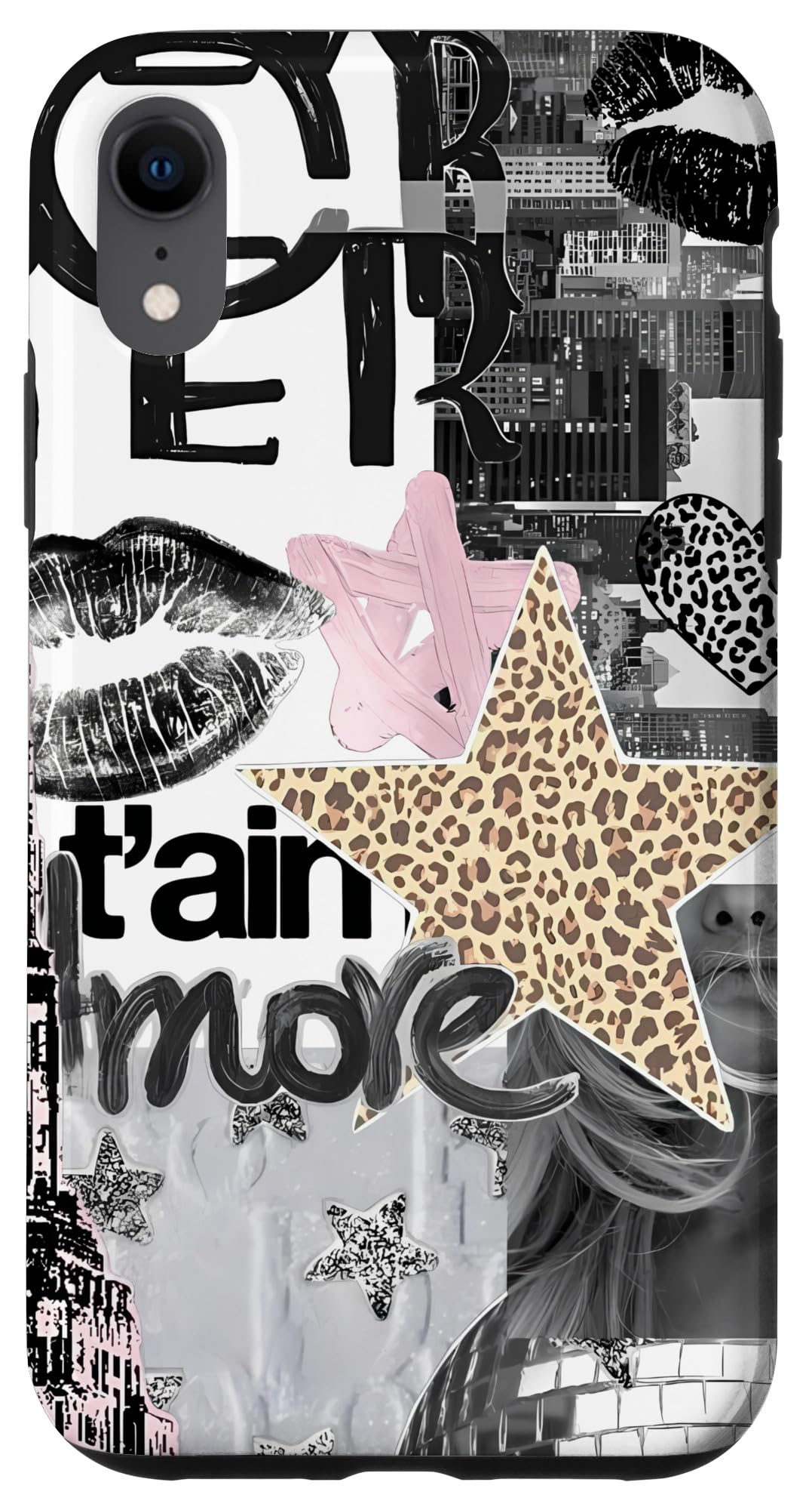 Aesthetic Coquette Collage Leopard Coquette Collage Case for iPhone XR