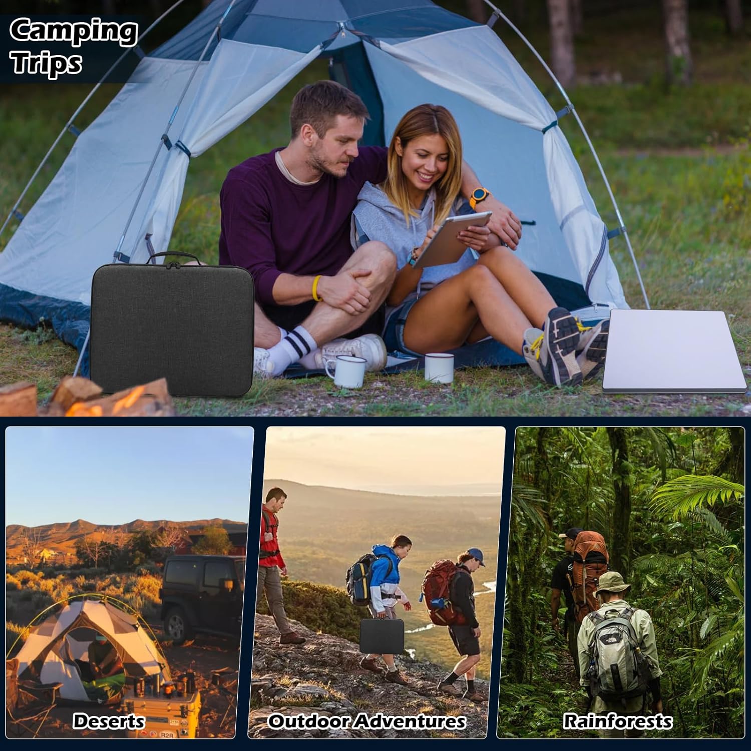 Ultra-Light Case for Starlink Mini – Shockproof Starlink Case Shoulder Star Link Bag with Dual Carry Options | Ideal Starlink Mini Accessories - Image 7