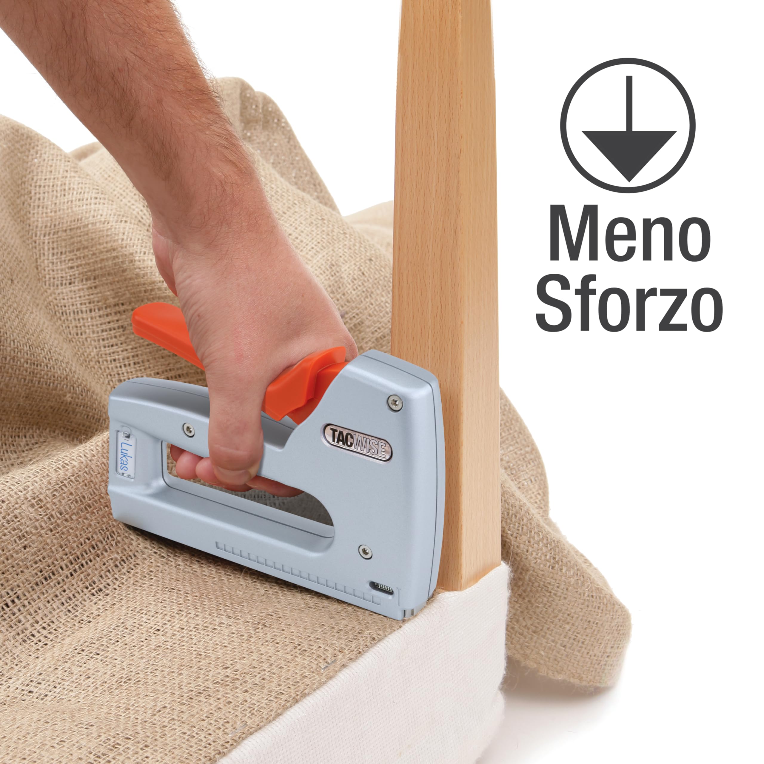 Tacwise 1765 Z5-53 Graffatrice/Chiodatrice 5 in 1 Professionale in Metallo con 4000 Punti, 2000 Chiodi e Levapunti, Utilizza Elementi di Fissaggio Tipo 13 53 71 18G e 180