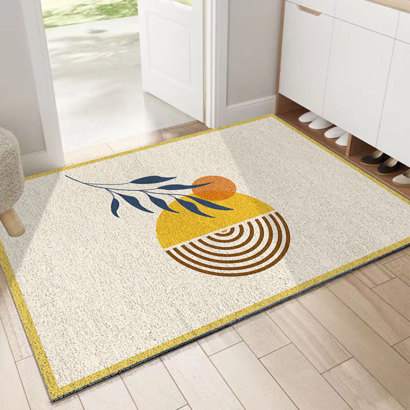 Amazon | [NHYGDY] ラグマット玄関マット 北欧風 120*160cm おしゃれ ドアマット カラー5 屋外 室内 滑り止め  フロアマット 薄い 滑り止め付き 洗える エントランスマット 雨 雪 泥落とし カーペット PVC 耐磨耗性 インテリア 新築祝い 転倒防止 |  NHYGDY ... [NHYGDY ... [NHYGDY] ドアマット 玄関 屋内 室内 北欧 滑り止め モダン 西海岸 軽量 小さい おしゃれ 上品 防塵 耐磨耗性 和室