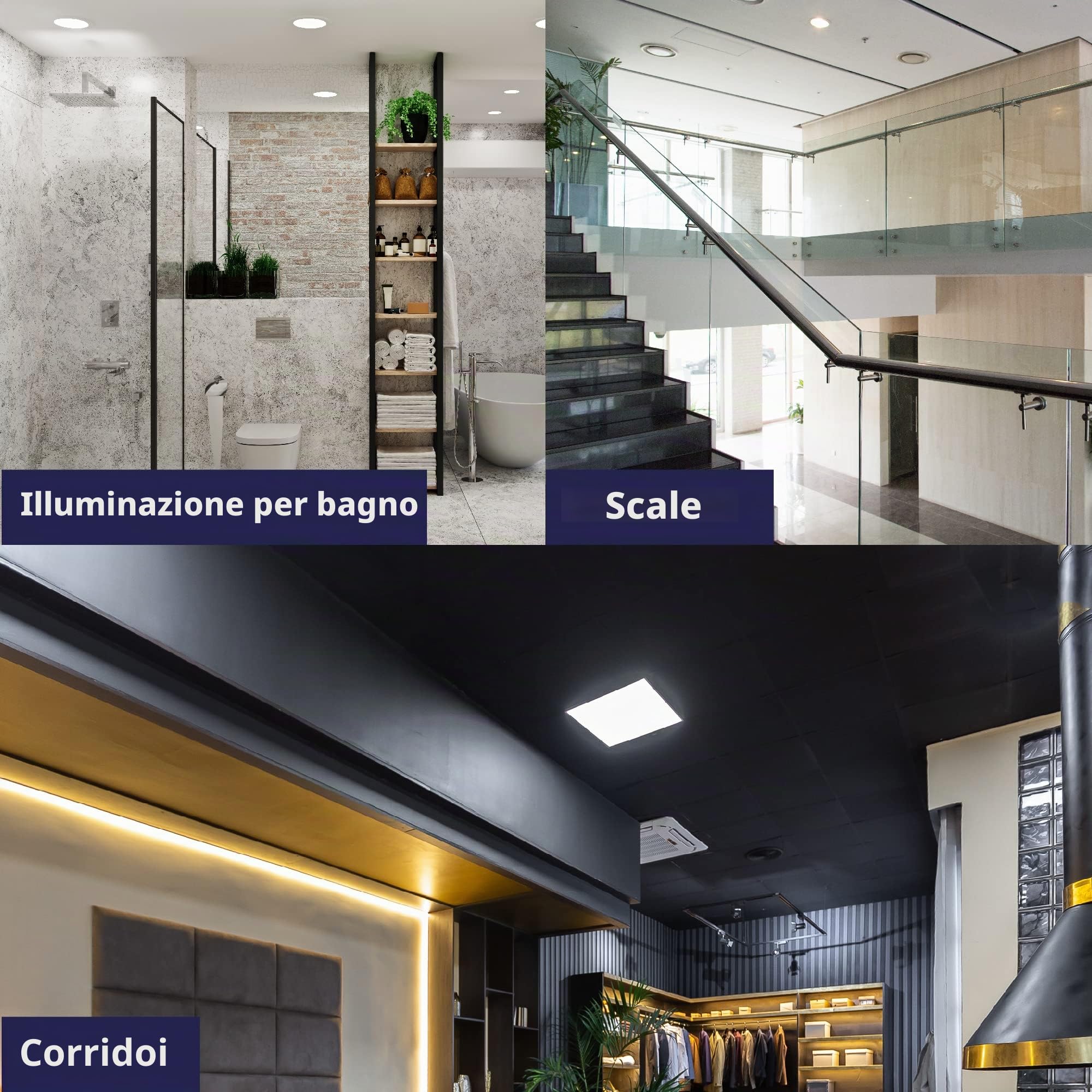 TBE LIGHTING Lampade a risparmio energetico CFL da 16 W, 2D, 4 pin, lampadine fluorescenti DD, attacco base GR10q a 4 pin, lunga durata, luce bianca 6500 K (confezione da 2)