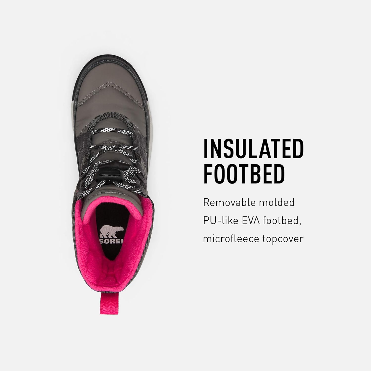 Sorel Unisex Kid's Whitney 2 Plus Lace Wp Casual Winter Boots - Image 5