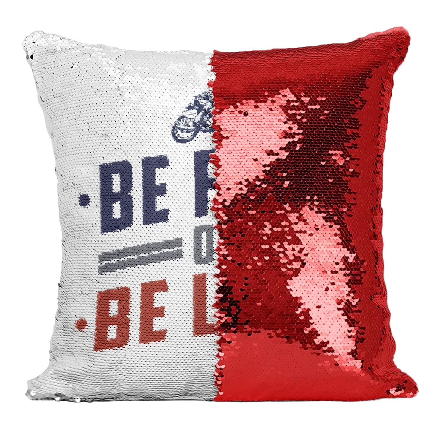 Coussin paillettes rouge Cafe Racer, le cadeau idéal pour motard