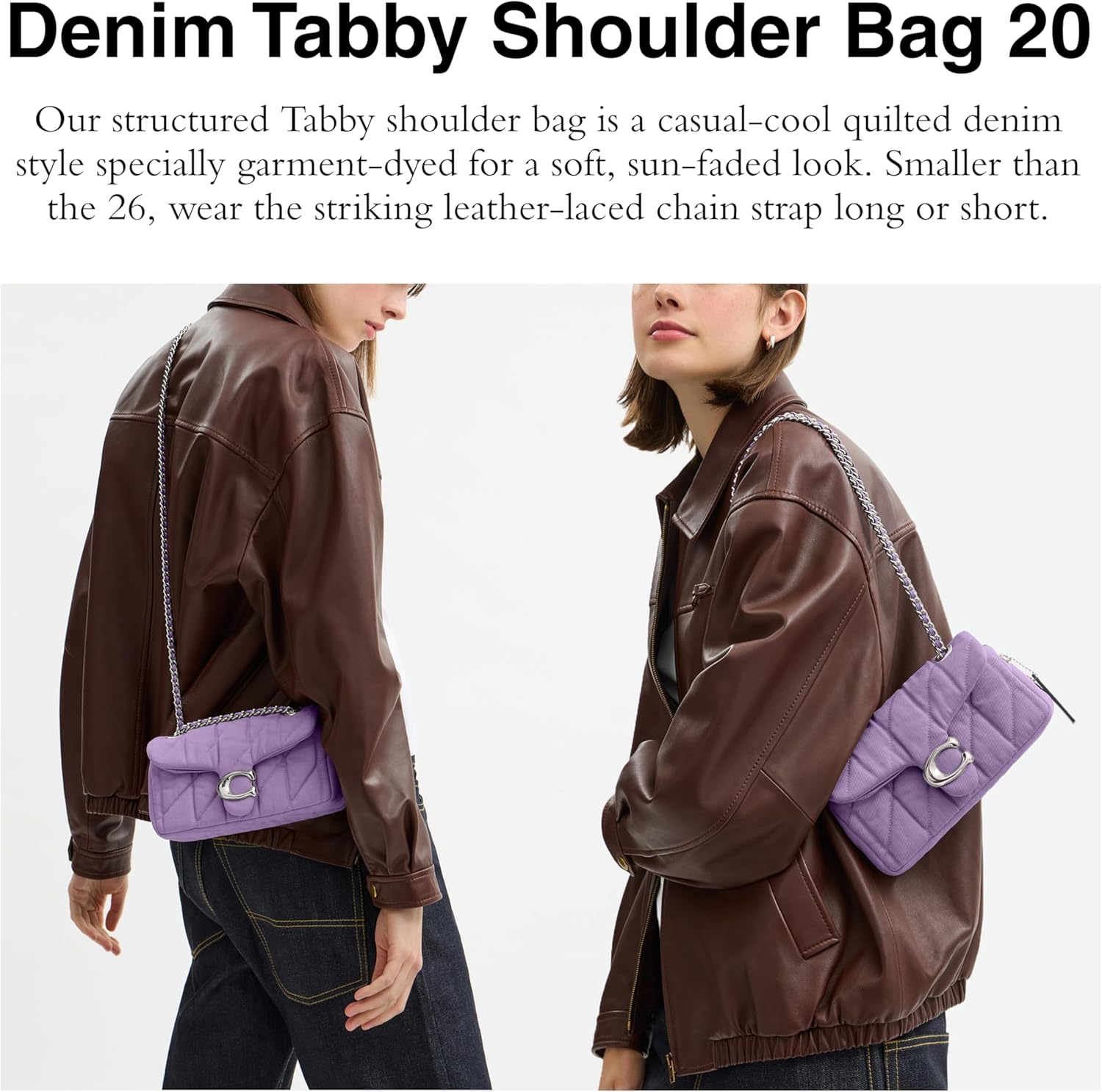 COACH Women's Quilted Leather Tabby 20 Shoulder Bag - Image 3