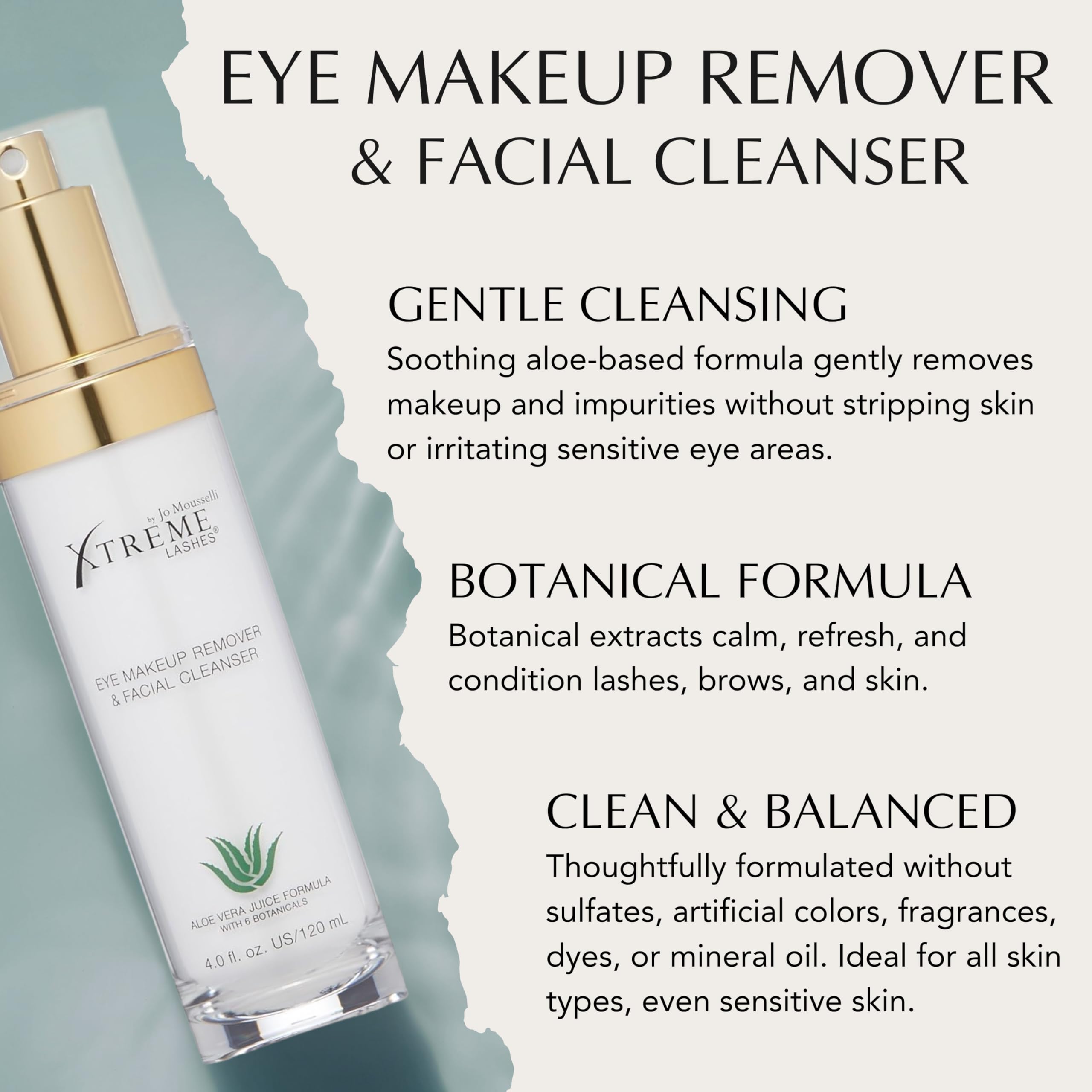 Xtreme Lashes Eye Makeup Remover and Facial Cleanser (120mL) by Xtreme Lashes