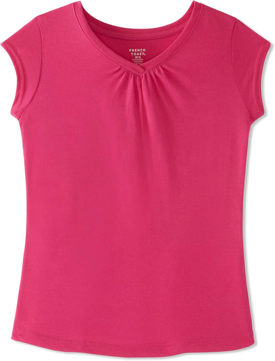 French Toast Girls Short Sleeve V-Neck T-Shirt Tee 2T Rose Violet