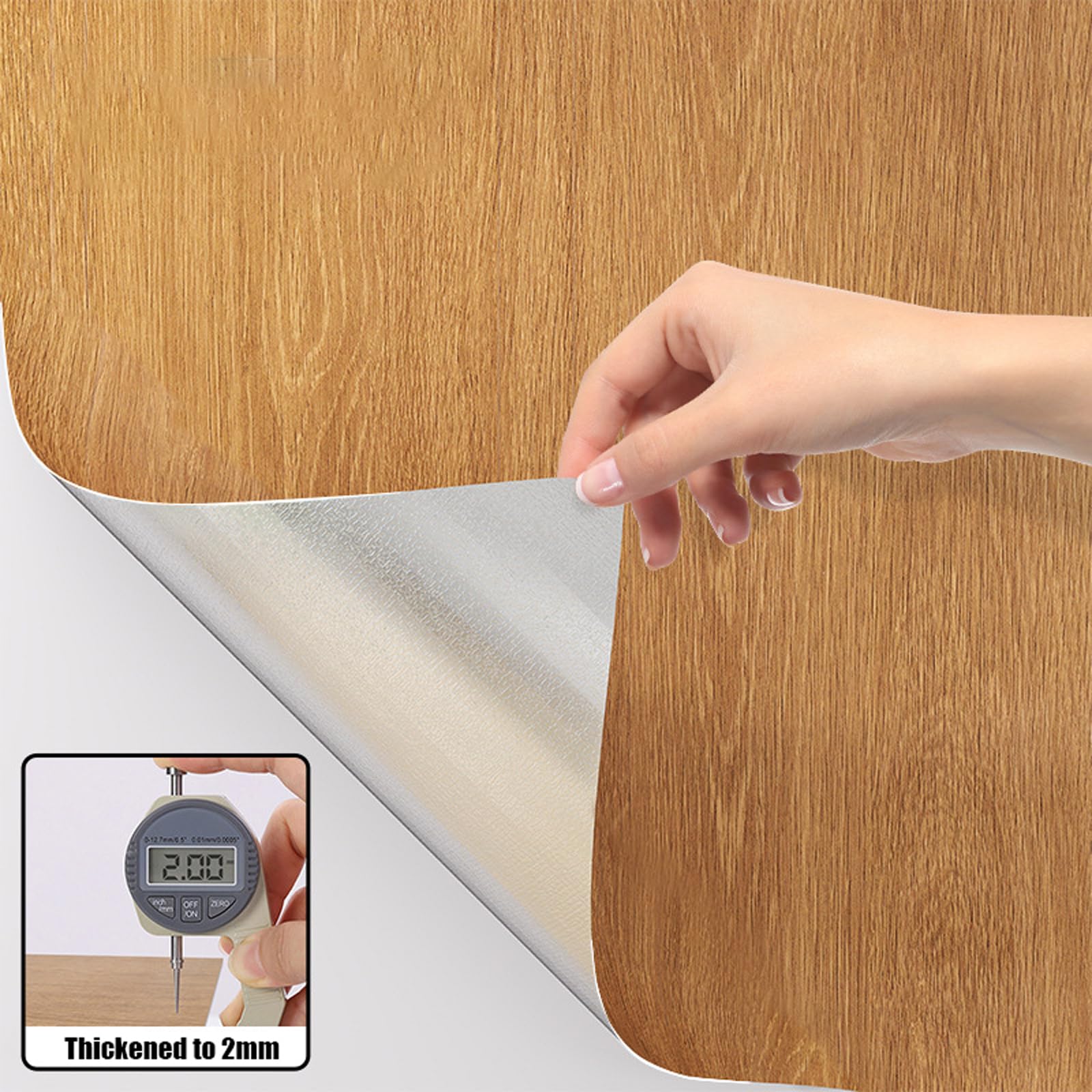 Rivestimento Adesivo per Mobili,Carta Adesiva Effetto Legno,Carta da Parati Adesiva Effetto Legno,Resistente All'Abrasione E Ai Graffi,per Salotto,Camera da Letto,Cucina