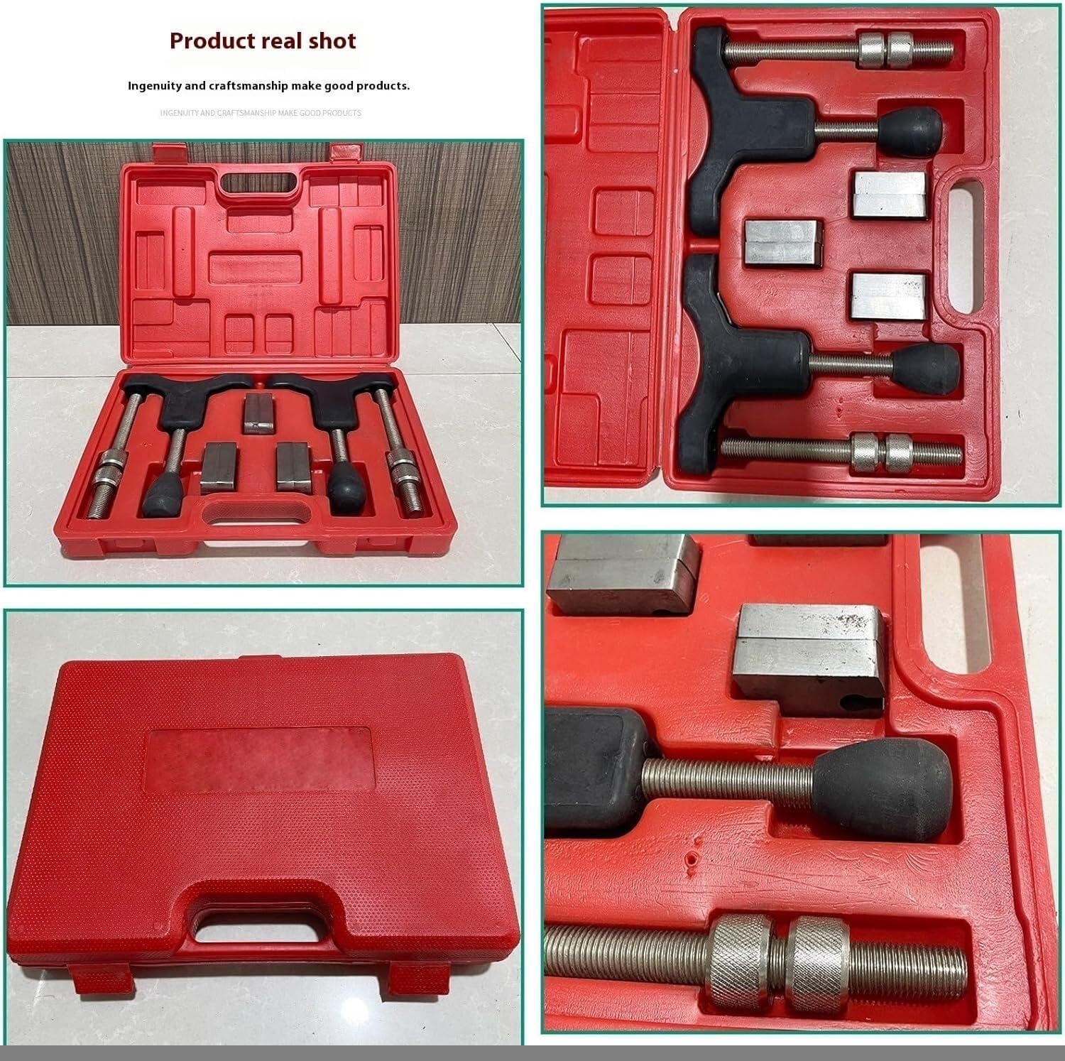 Professional Thread Corrector Automotive Thread Repair Tool Integrated Half Shaft Sleeve Thread Corrector Repair Tool Kit for External Bolt Thread Repair Adjustment Range