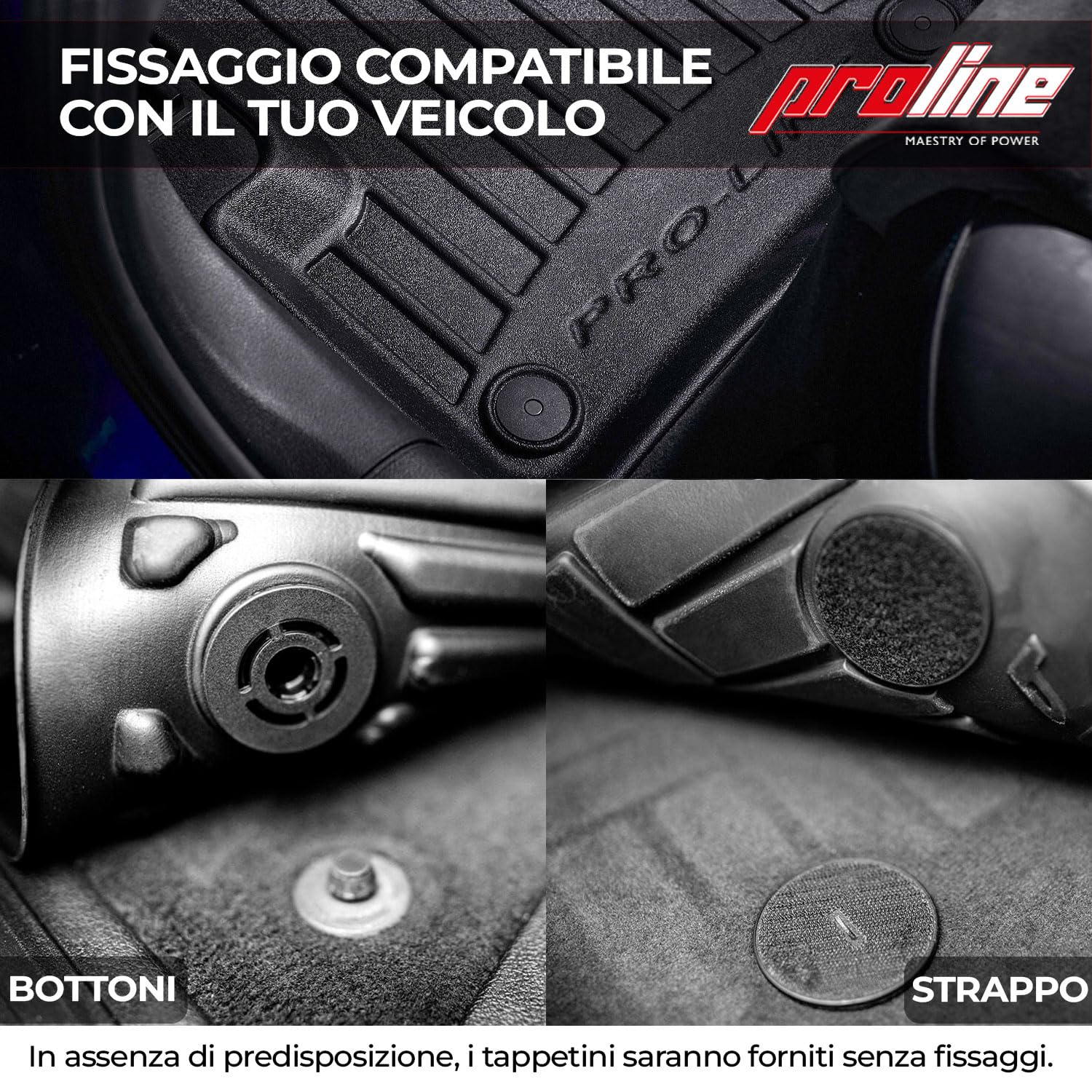 MOTOS Tappetini In Gomma Per Auto Adatto Per Ford C-Max II - Foto 4