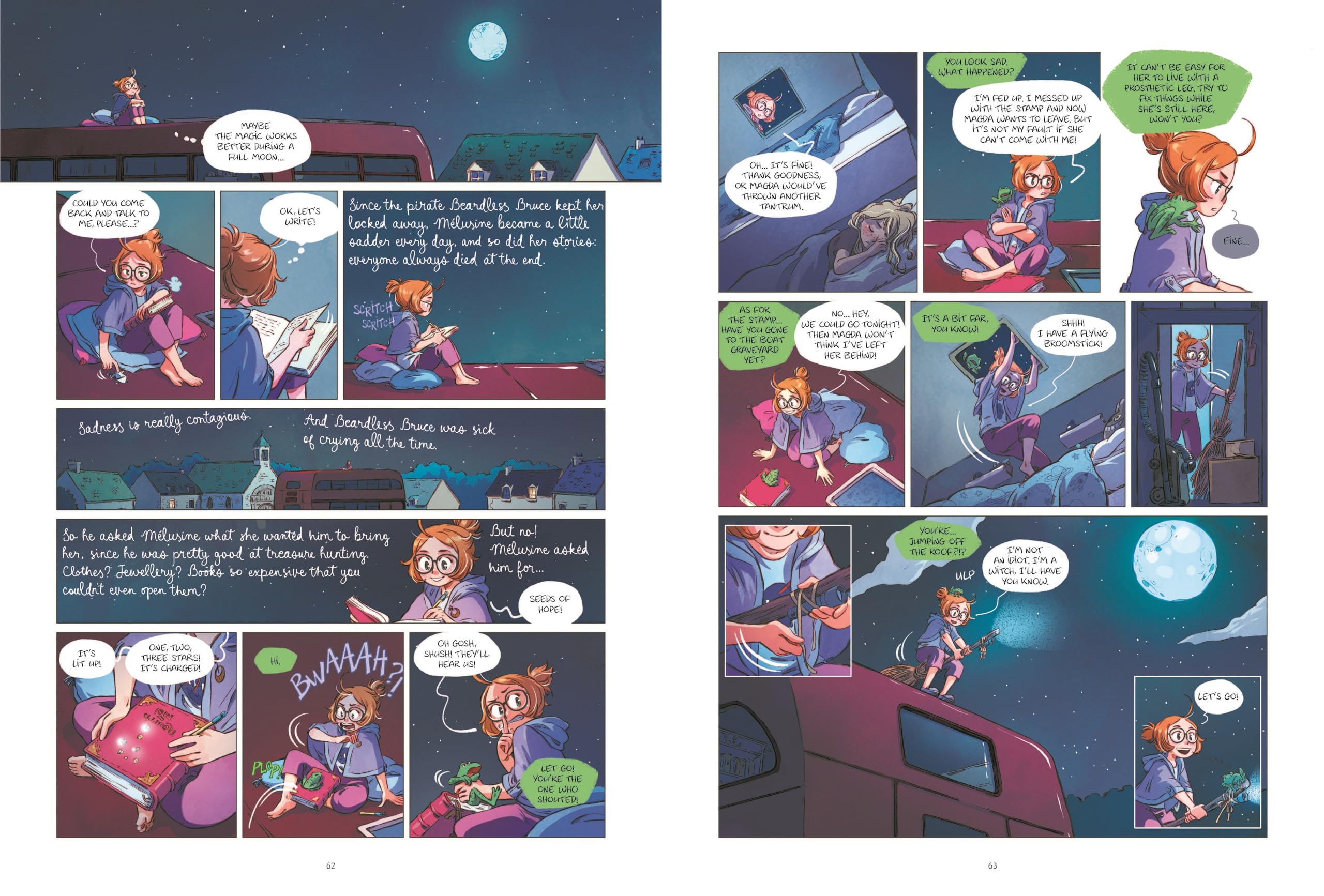 Elfie's Spellbook Volumes 1 & 2: Elfie's Spellbook and The Song of the Cicadas: A graphic novel series full of joyful, witchy magic
